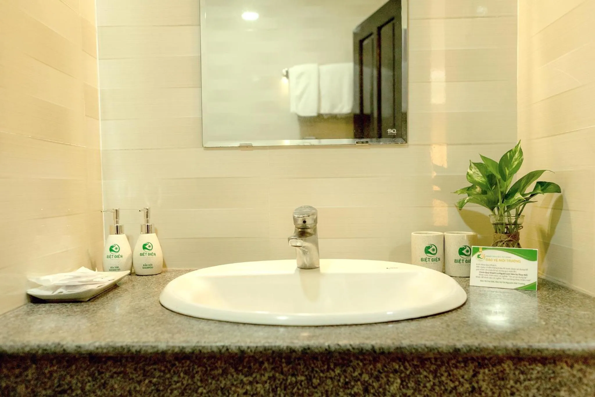 Bathroom in Biet Dien Hotel