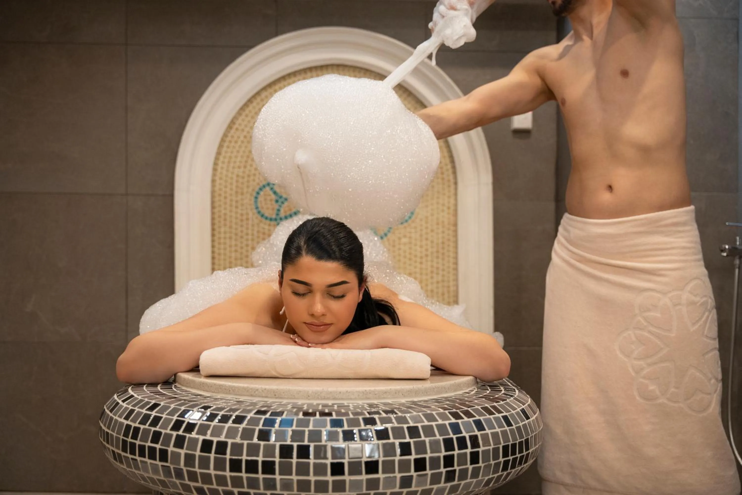 Spa and wellness centre/facilities in Casa di Fiore SPA and Medical Hotel, Mineral Pools & Private Beach