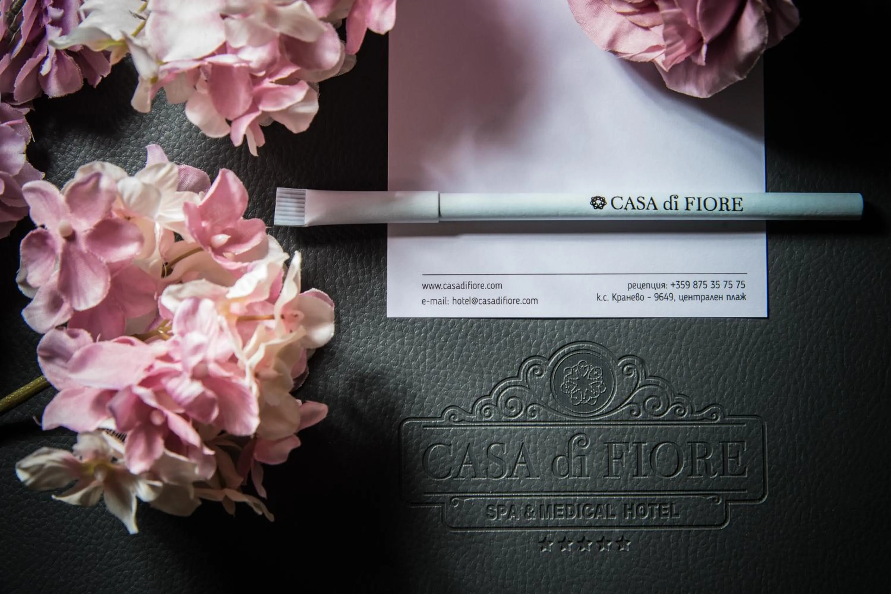 Property logo or sign in Casa di Fiore SPA and Medical Hotel, Mineral Pools & Private Beach