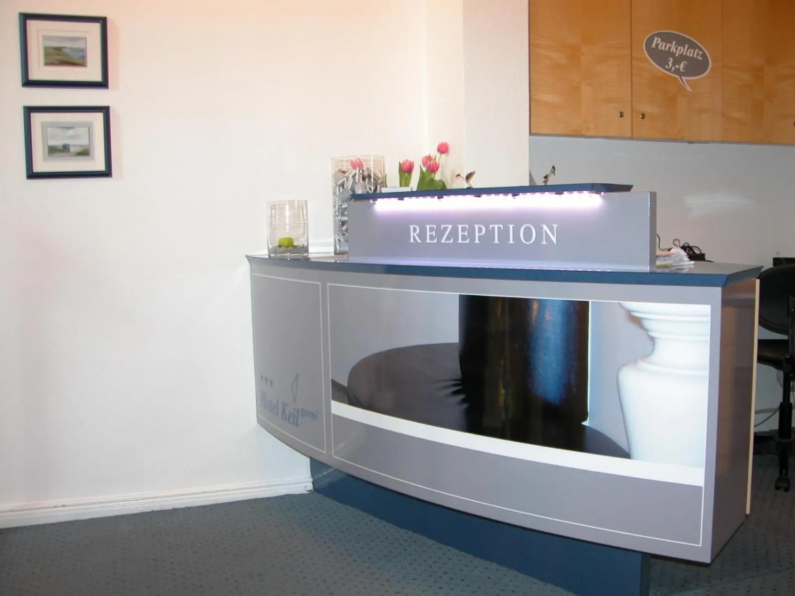 Lobby or reception in Hotel Keil