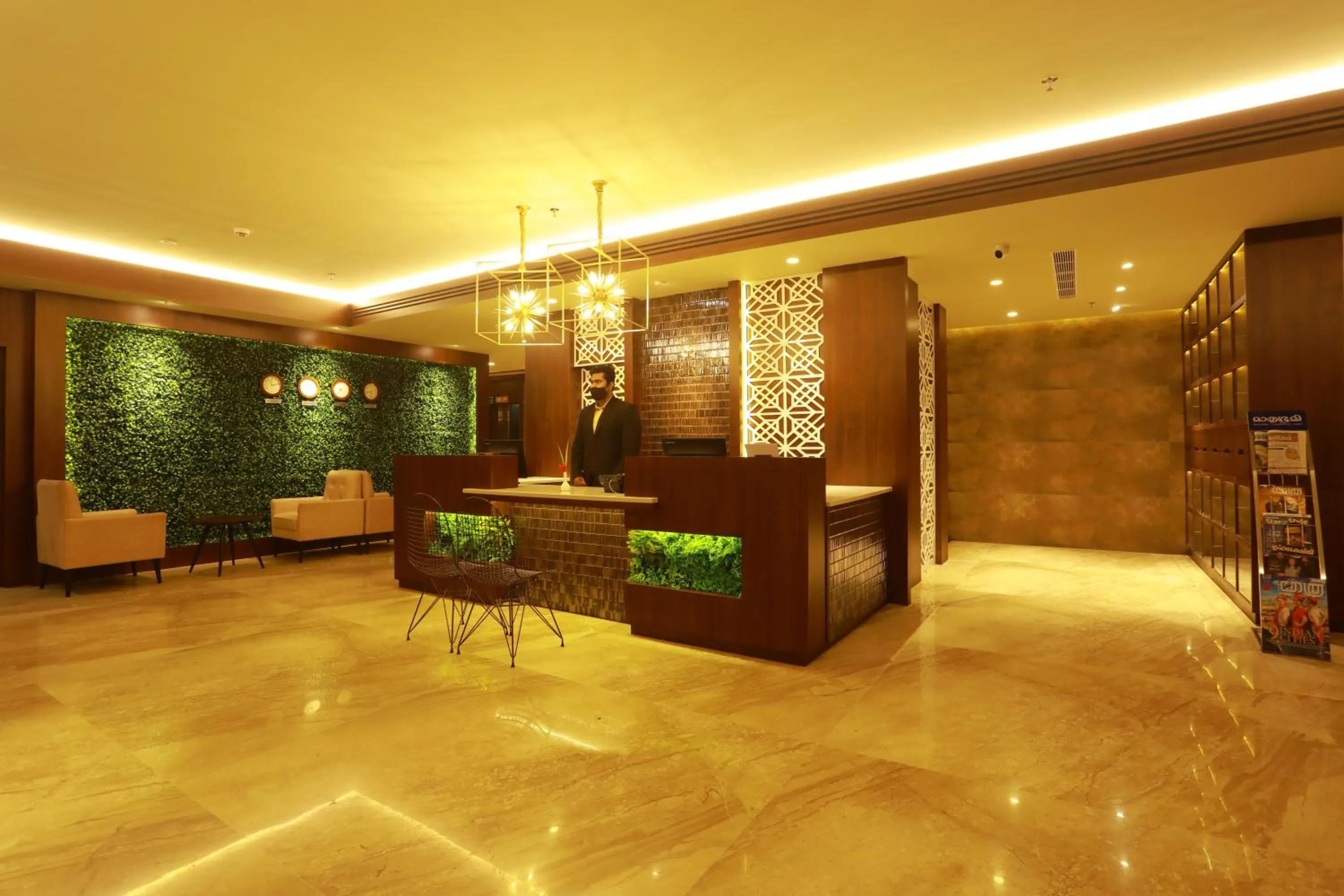 Lobby or reception in Magnet Hotel