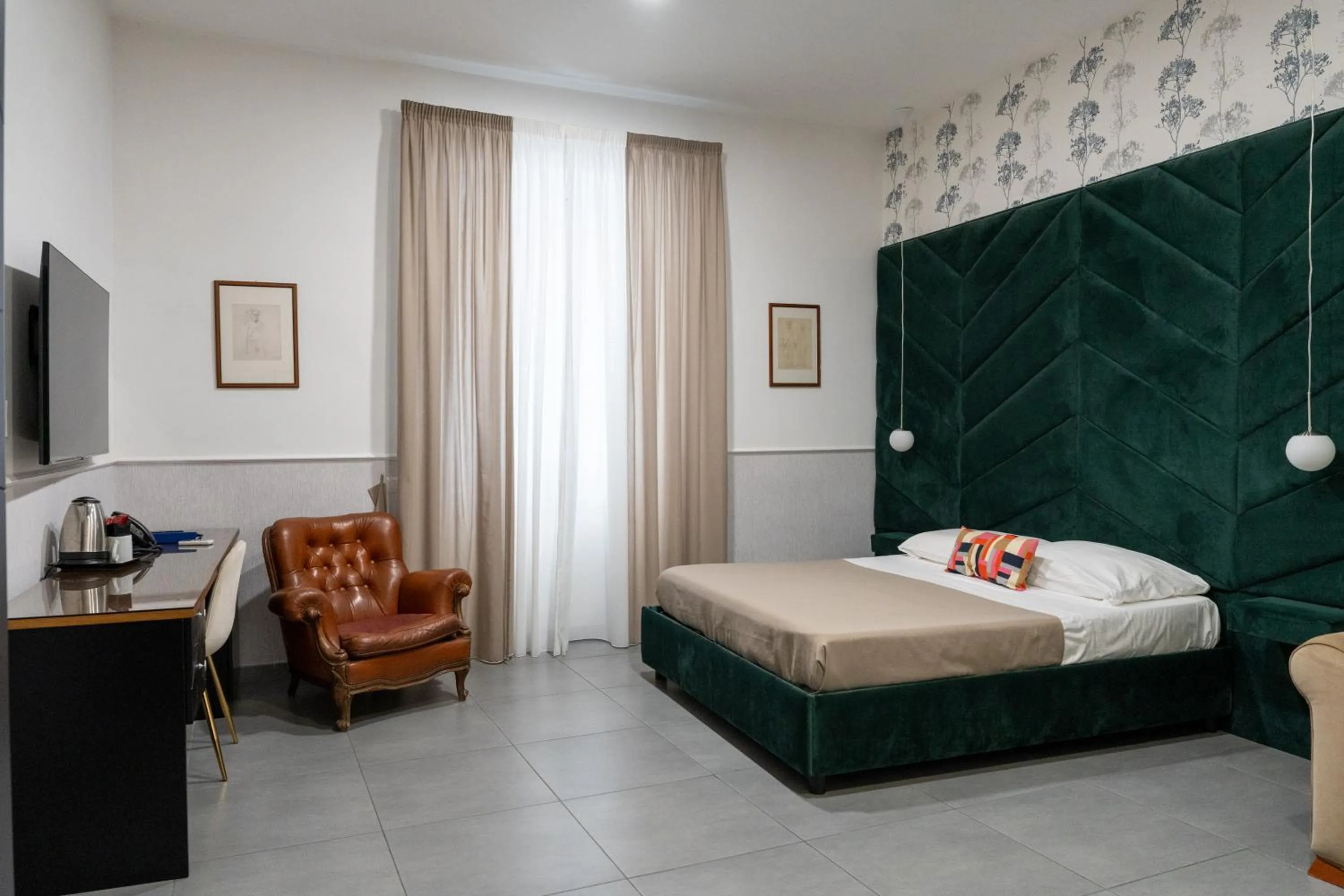 Bedroom, Bed in Hotel San Michele