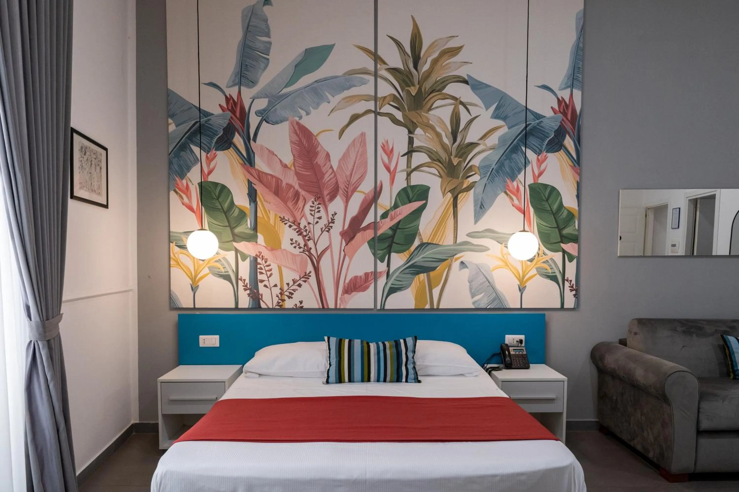 Bed in Hotel San Michele