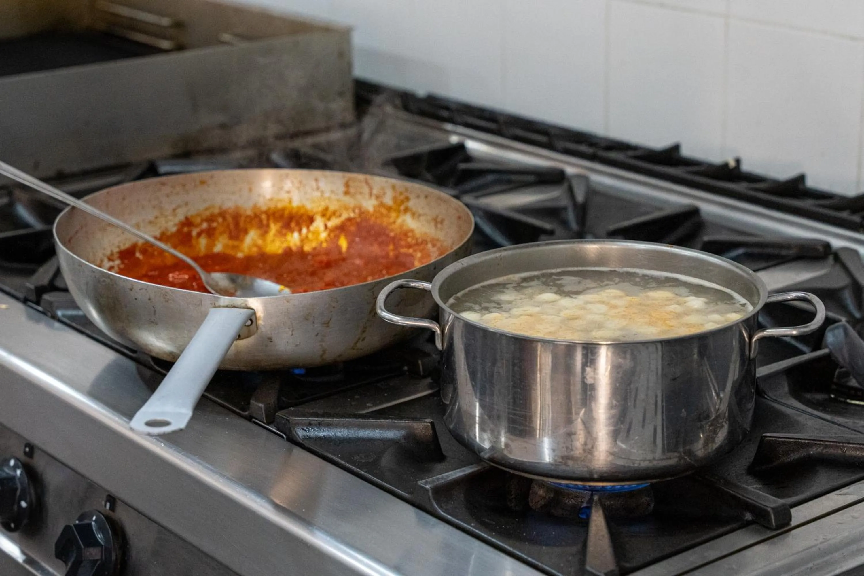 Kitchen or kitchenette in Hotel San Michele