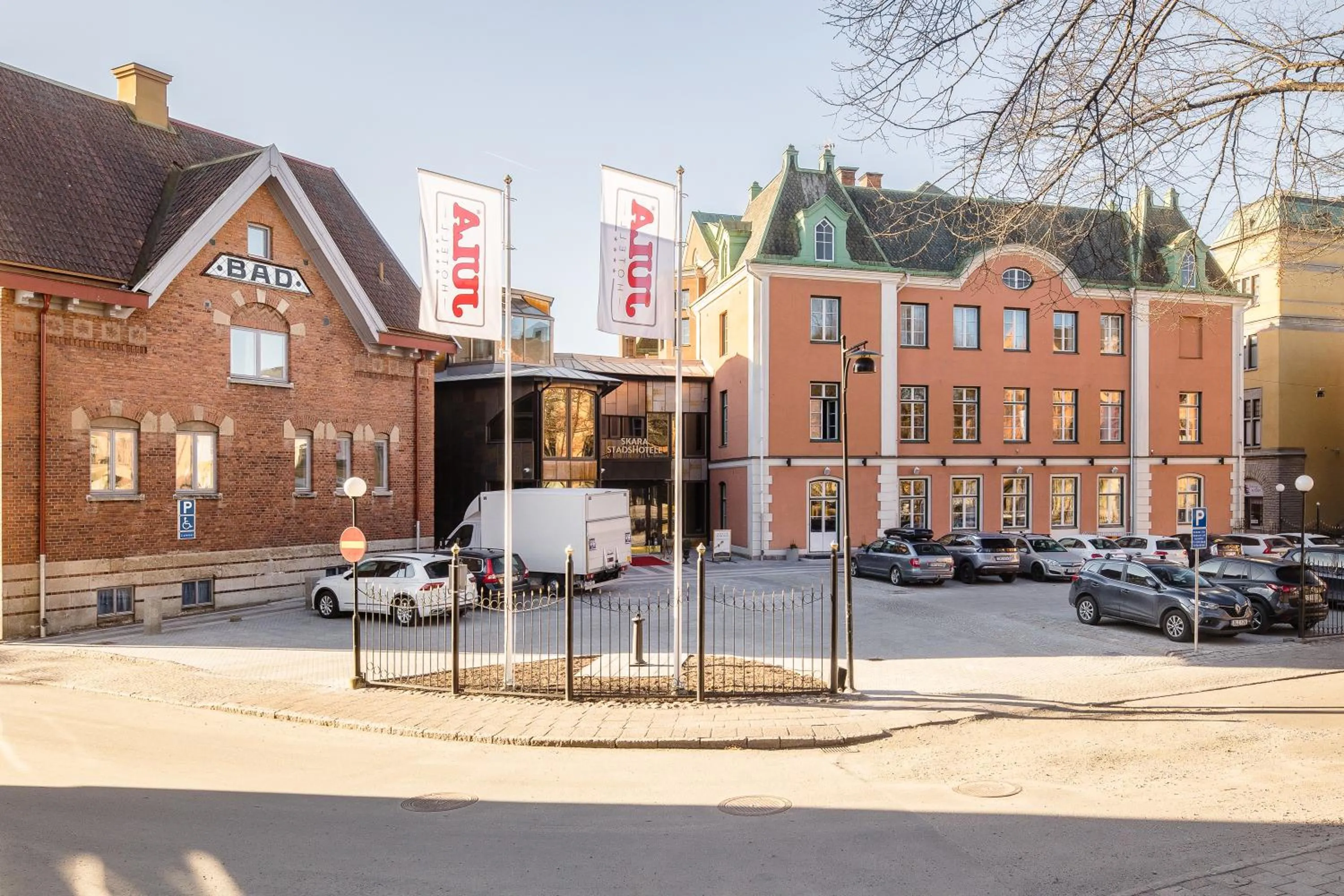 Property building in Skara Stadshotell