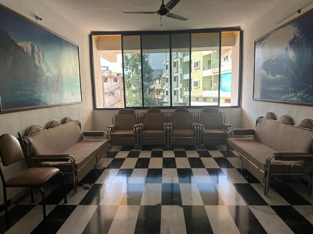 Seating area in Hotel Dhruv Palace