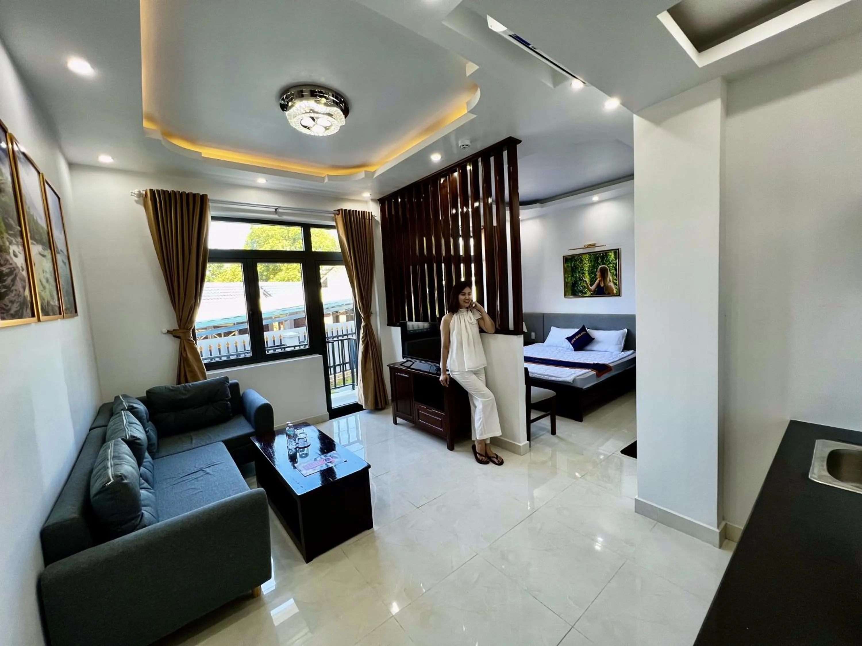 Living room in Dương Đông Hotel