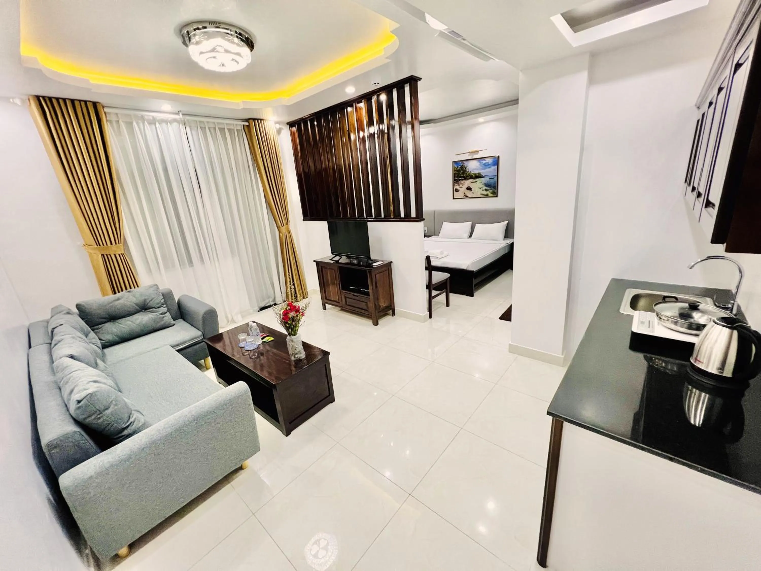 Living room in Dương Đông Hotel