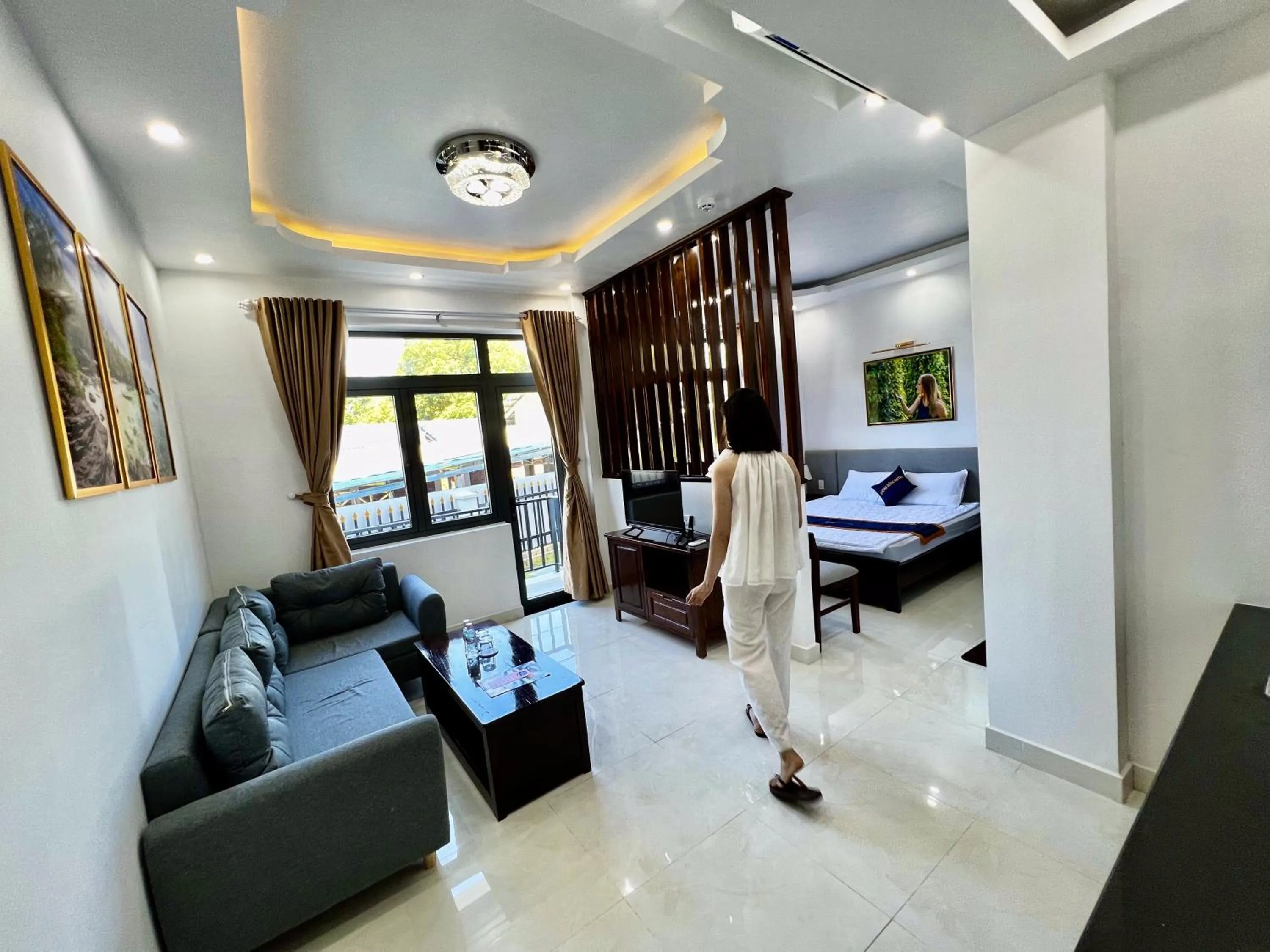 Living room in Dương Đông Hotel