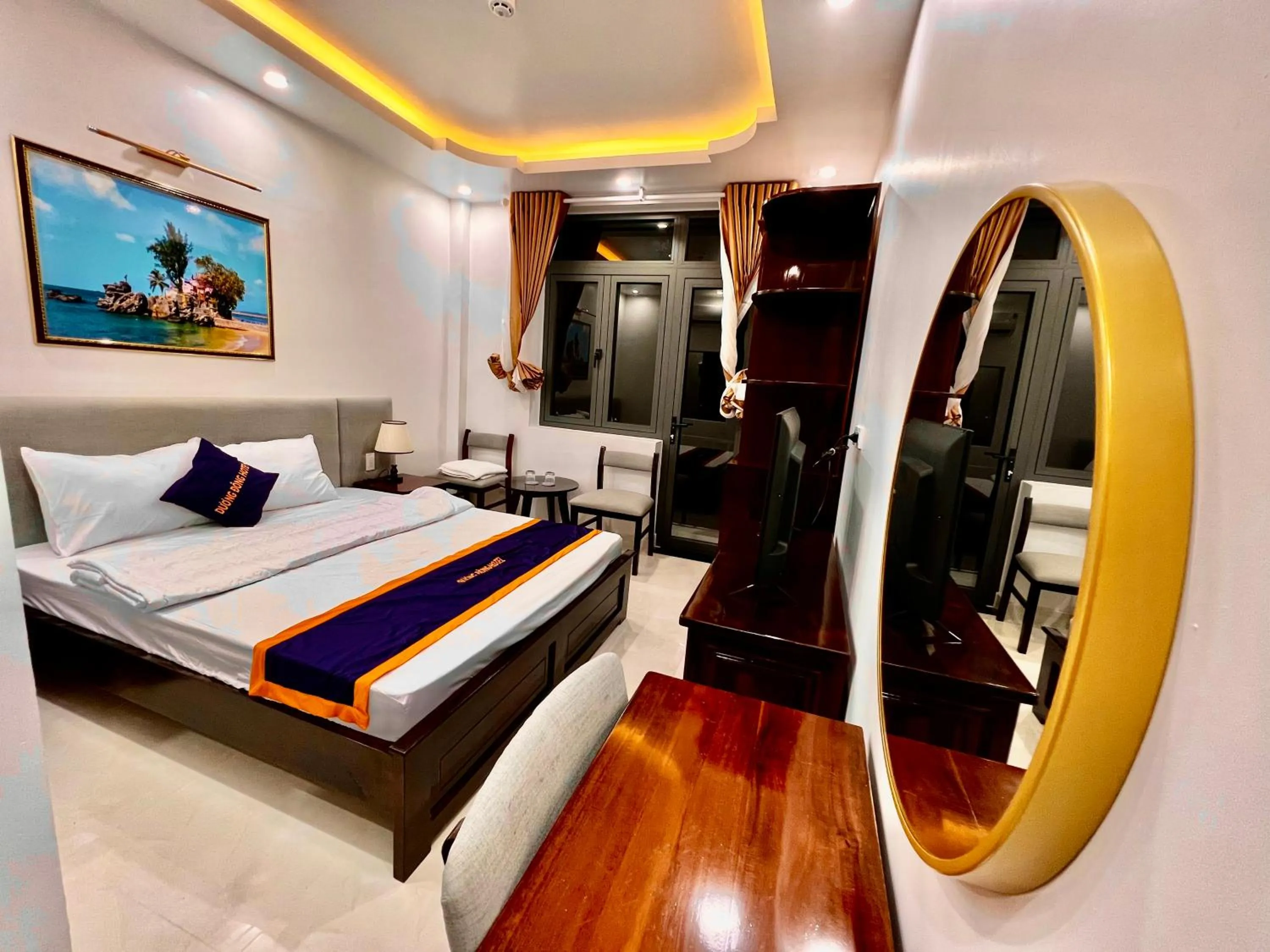 Bed in Dương Đông Hotel