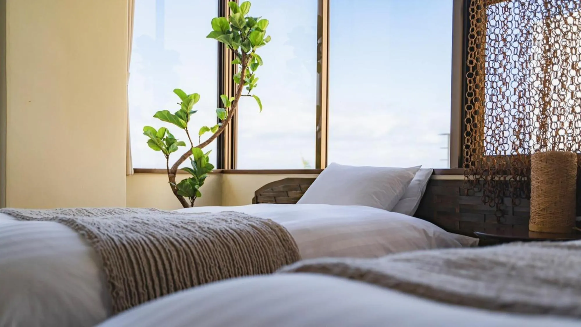 Bed in KAYA RESORT KOURIJIMA - Vacation STAY 95300v