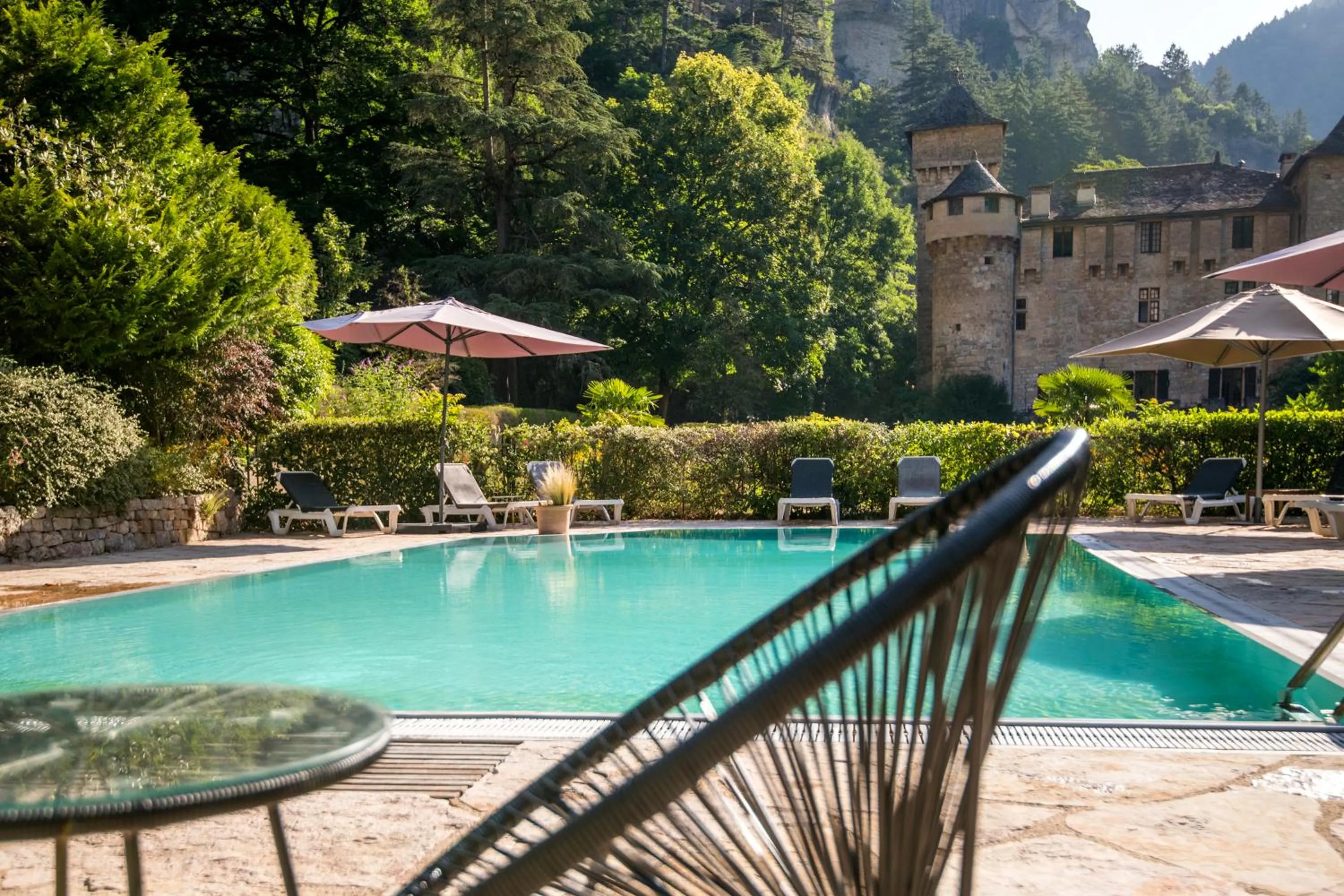 Natural landscape in Château De La Caze Piscine & Spa - Ste Enimie