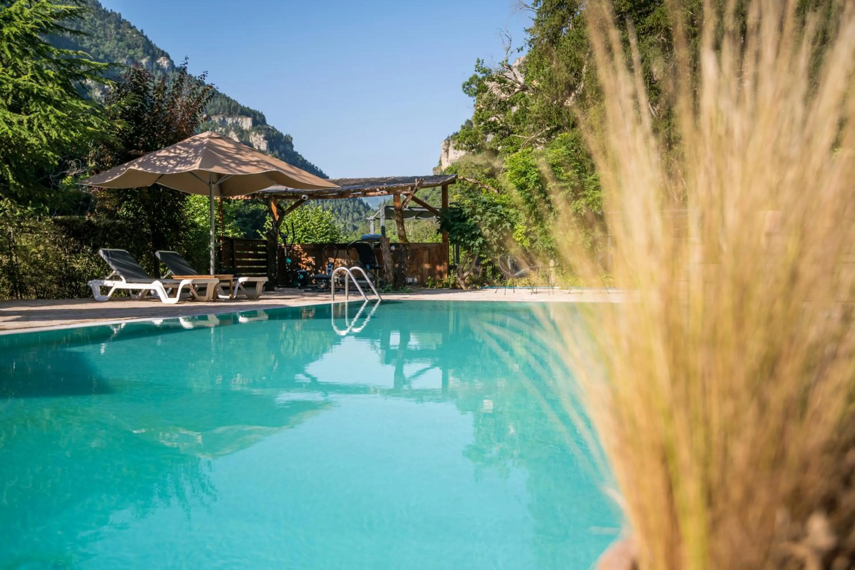 Natural landscape in Château De La Caze Piscine & Spa - Ste Enimie
