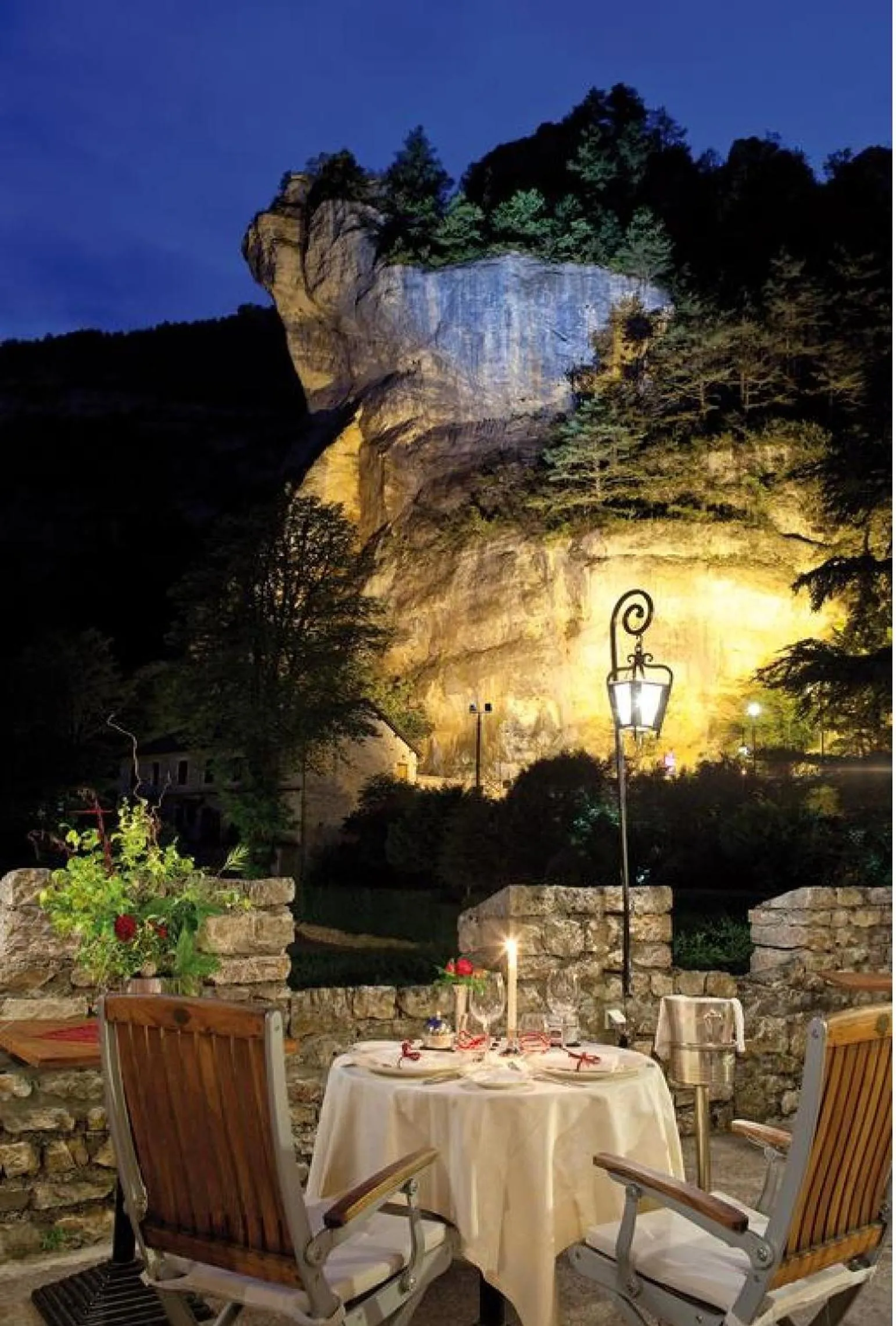Balcony/Terrace in Château De La Caze Piscine & Spa - Ste Enimie