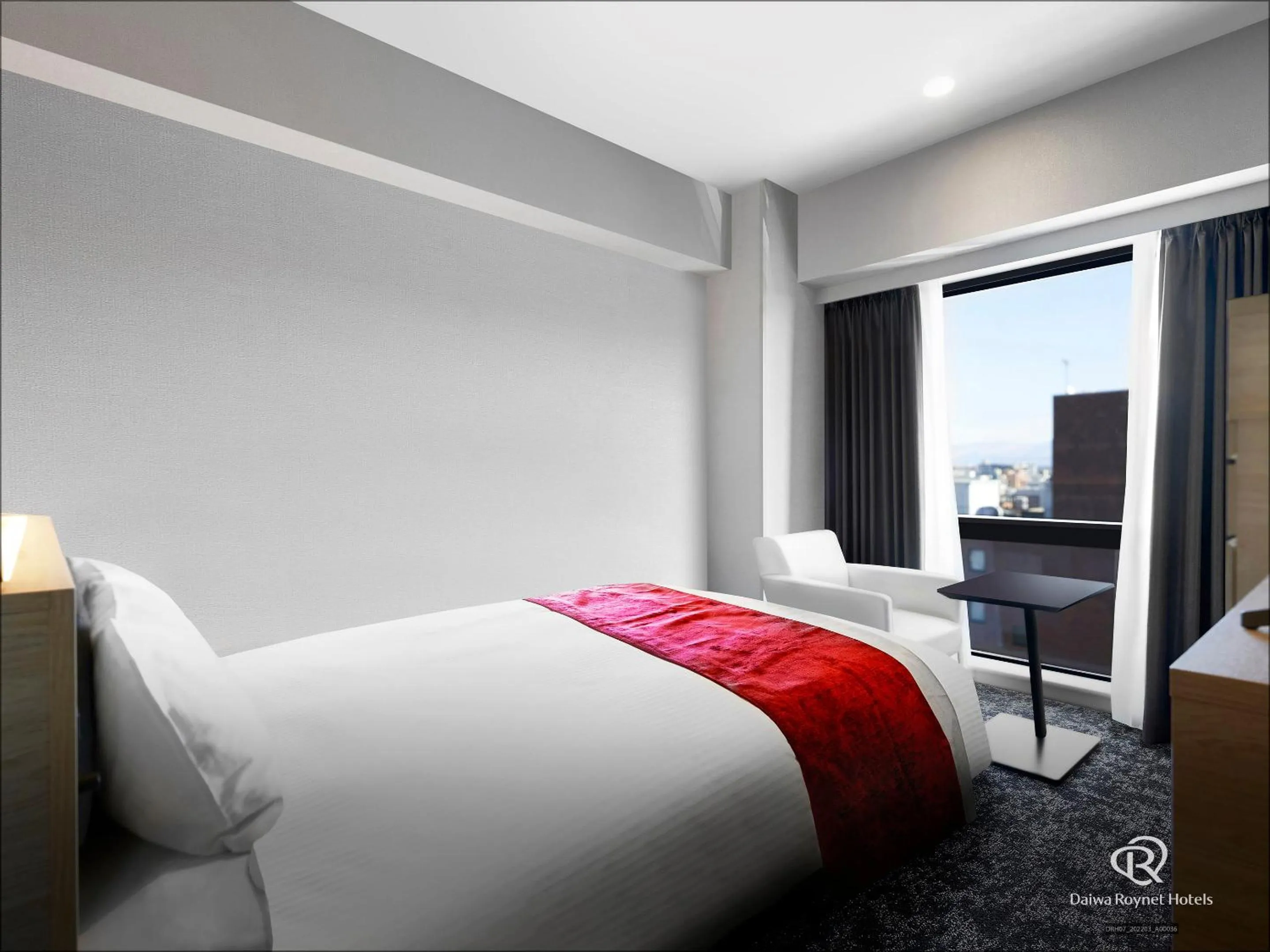 Bed in Daiwa Roynet Hotel Kumamoto Ginzadori PREMIER - former Daiwa Roynet Hotel Kumamoto Ginzadori