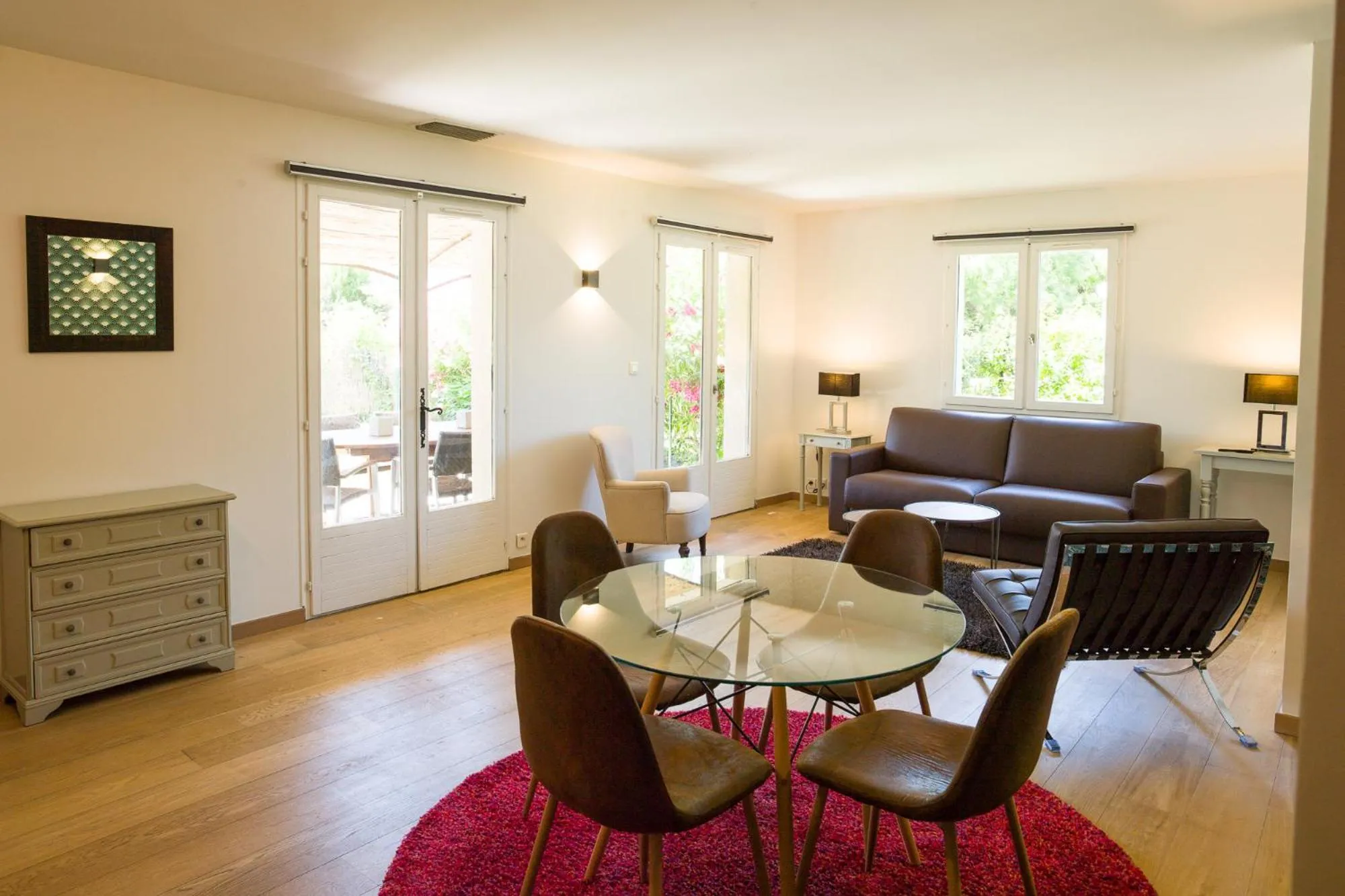 Living room in Hôtel l'Amandière