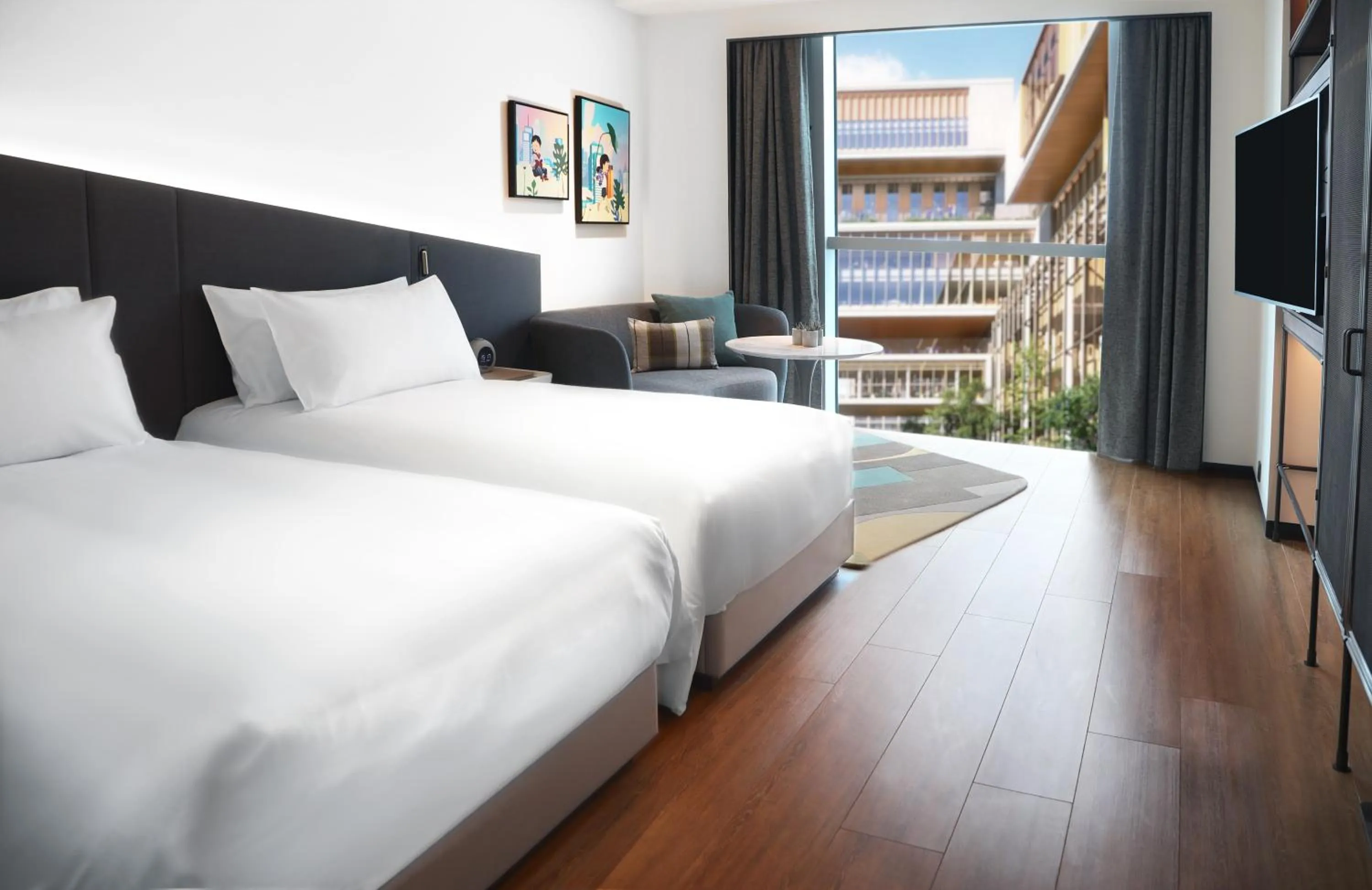 Bed in Artyzen Habitat Qiantan Shanghai