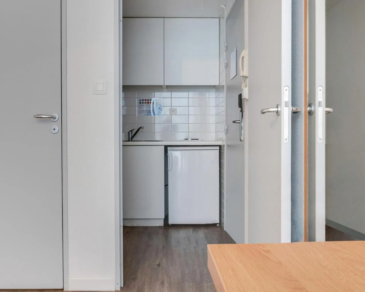 Kitchen or kitchenette in Residhotel Galerie Tatry