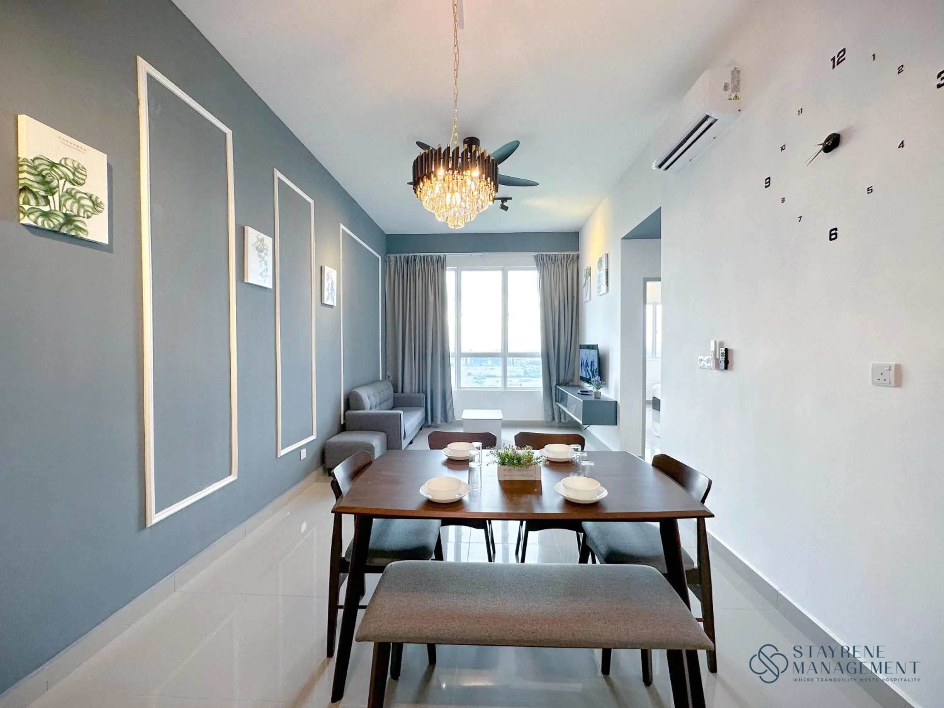 Dining area in Melaka Novo 8 Residence - Jonker Street by Stayrene