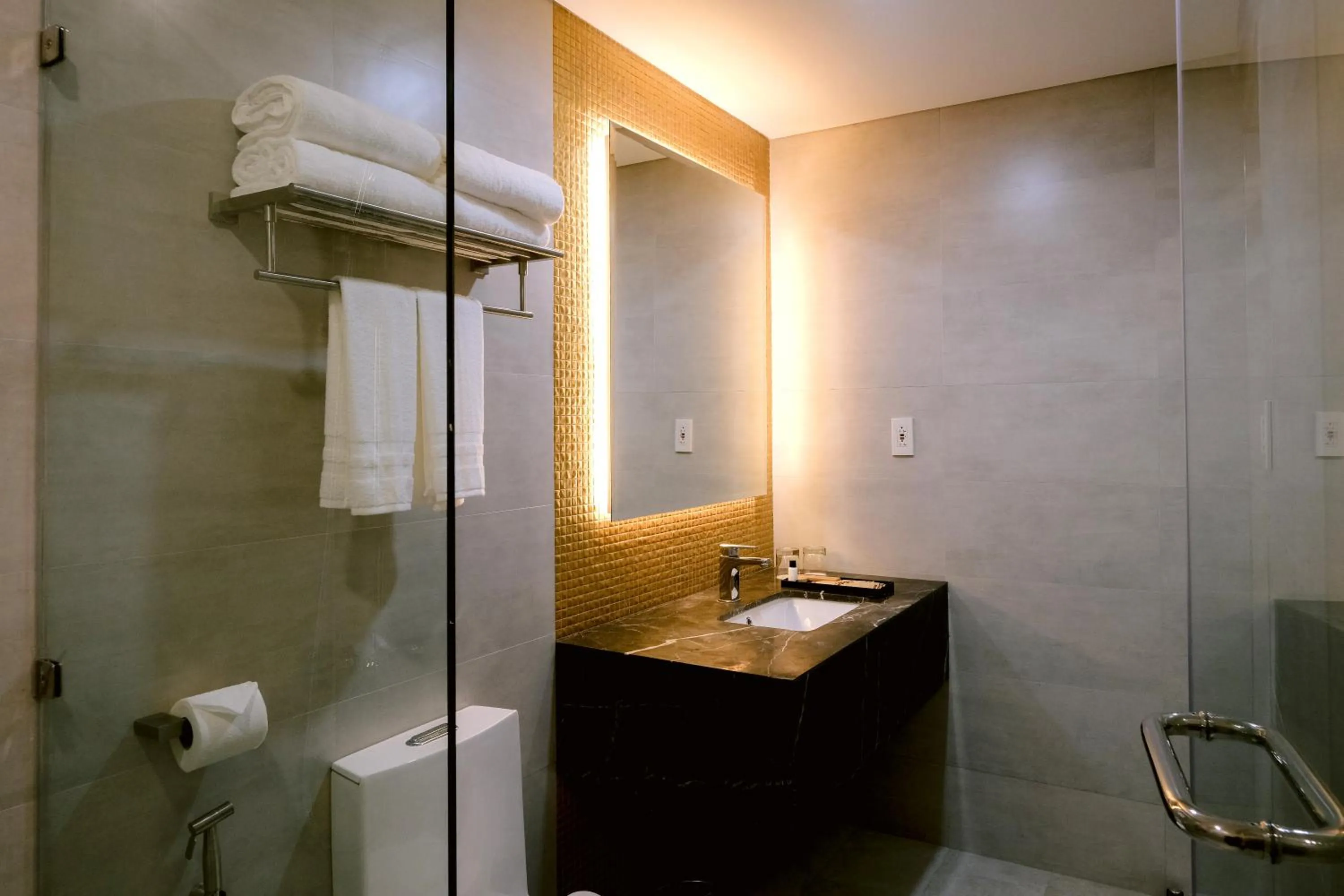 Toilet in Goldberry Suites and Hotel Cebu