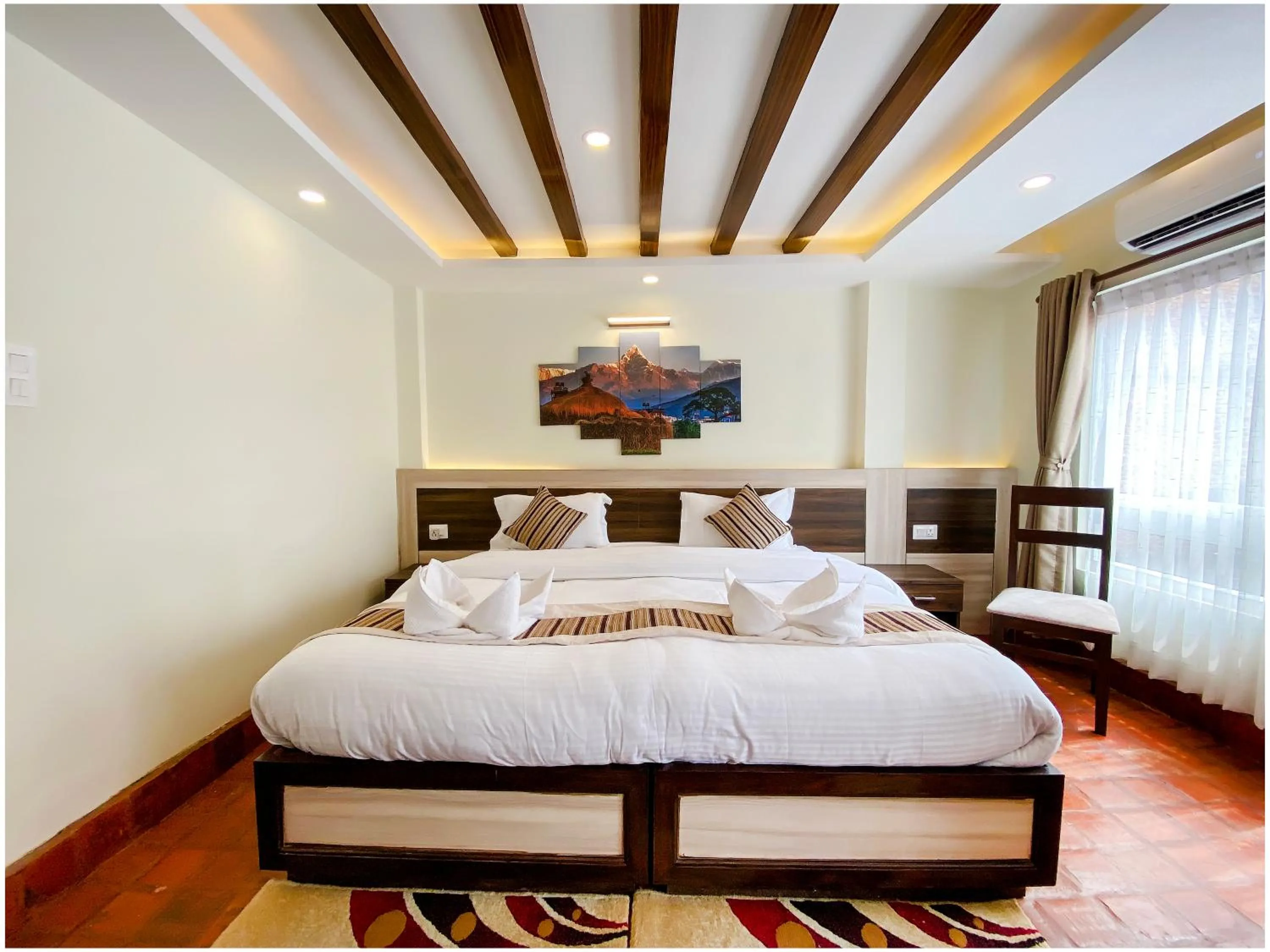 Bed in Satkar Boutique Home