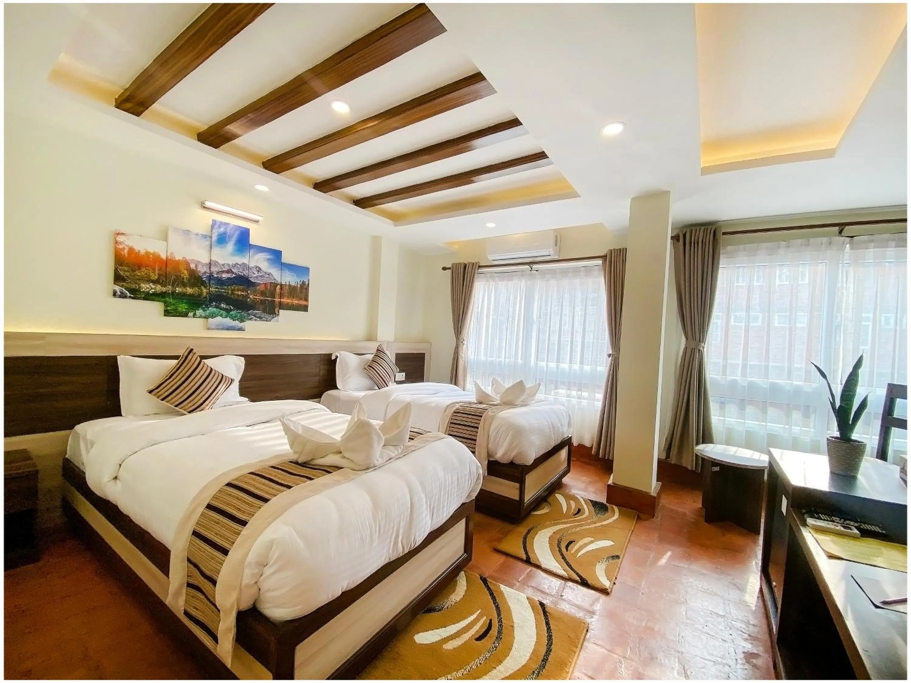 Bed in Satkar Boutique Home