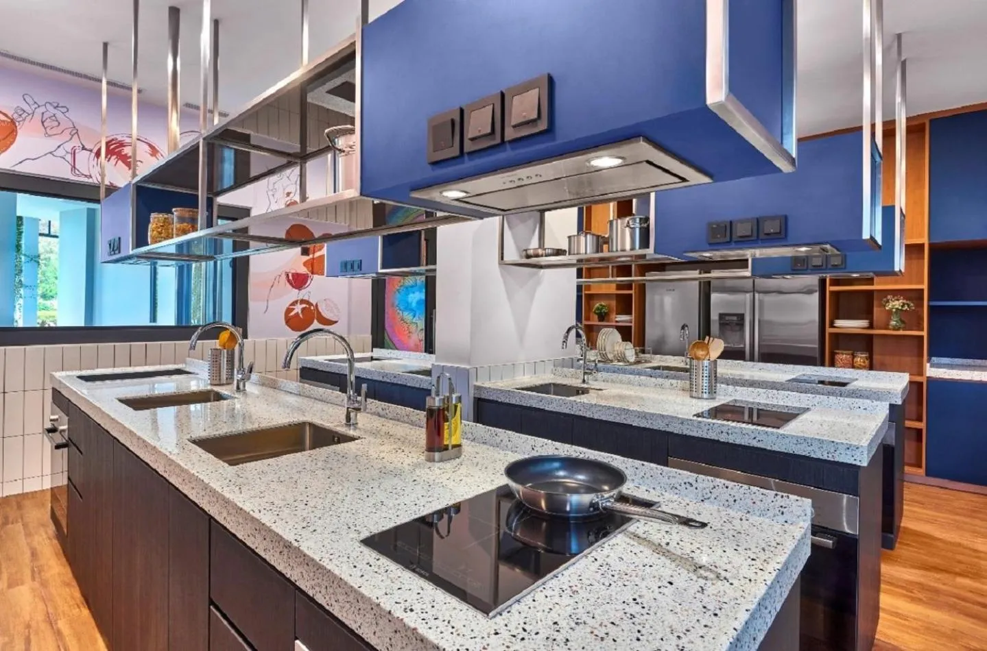 kitchen in lyf Farrer Park Singapore