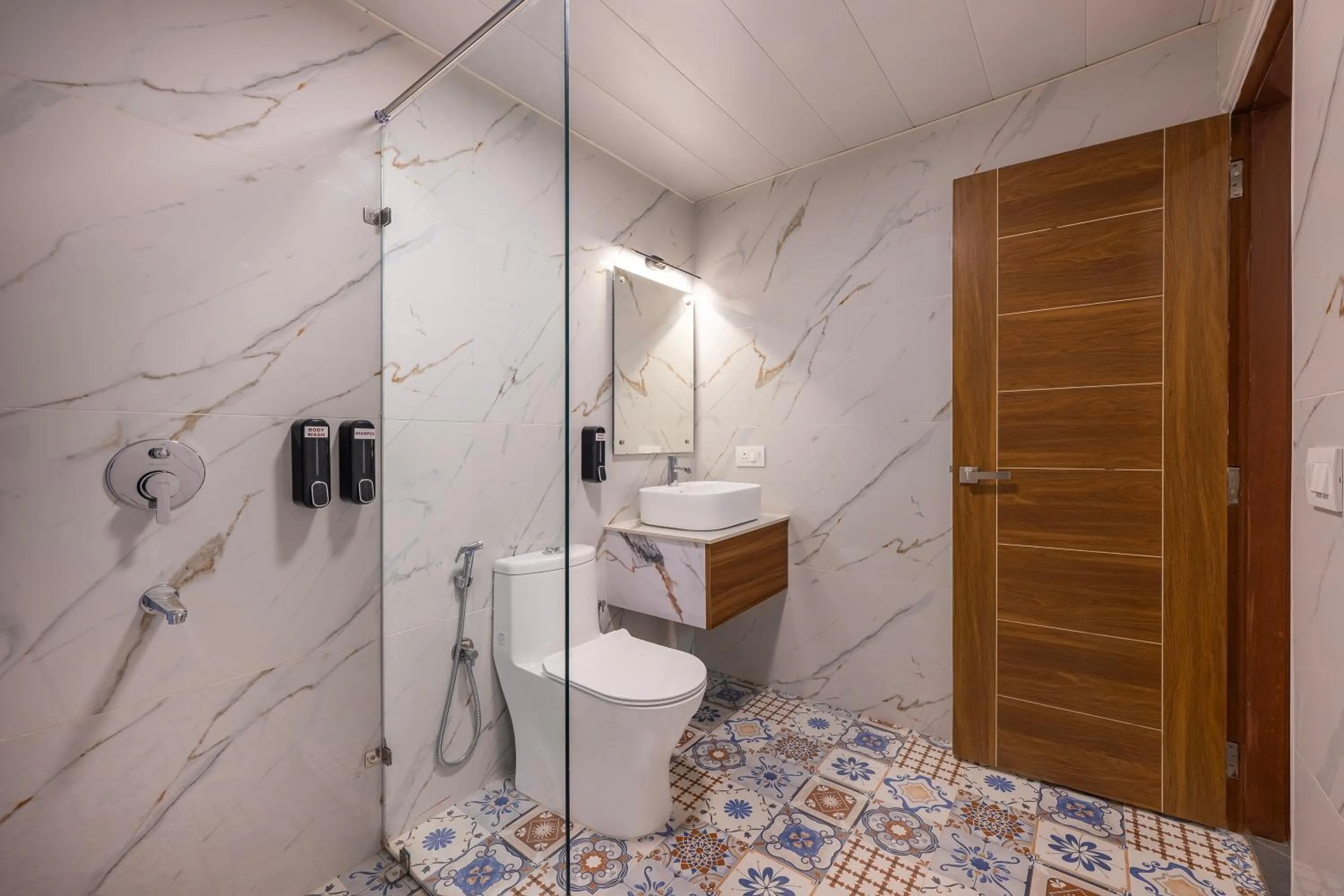 Shower in Snow Land Shimla