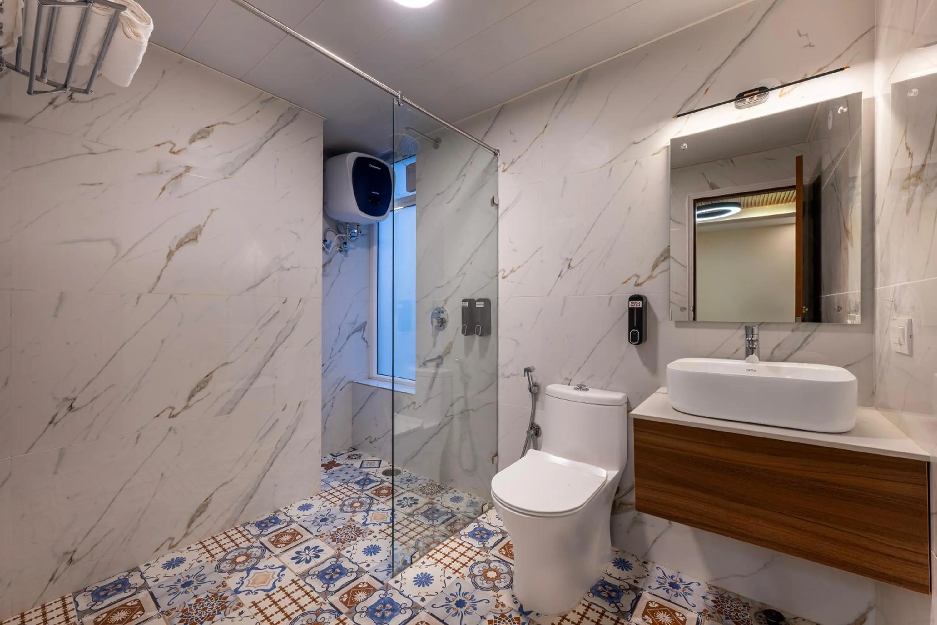 Shower in Snow Land Shimla