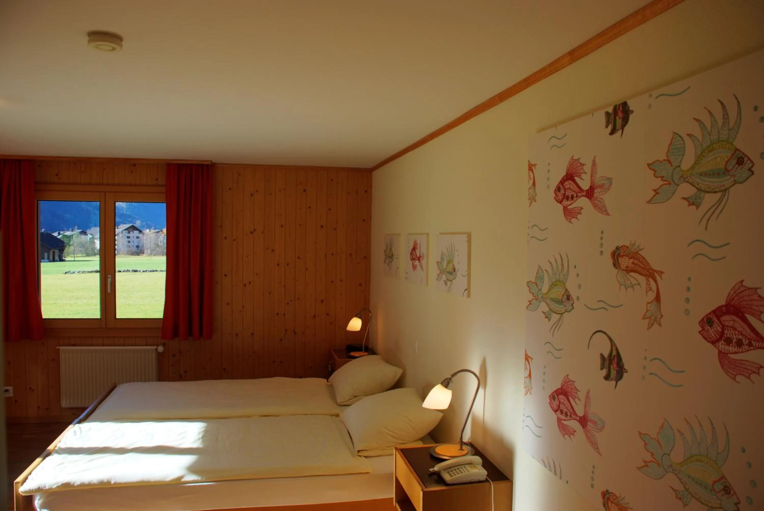 Bed in Hotel Garni Hostatt