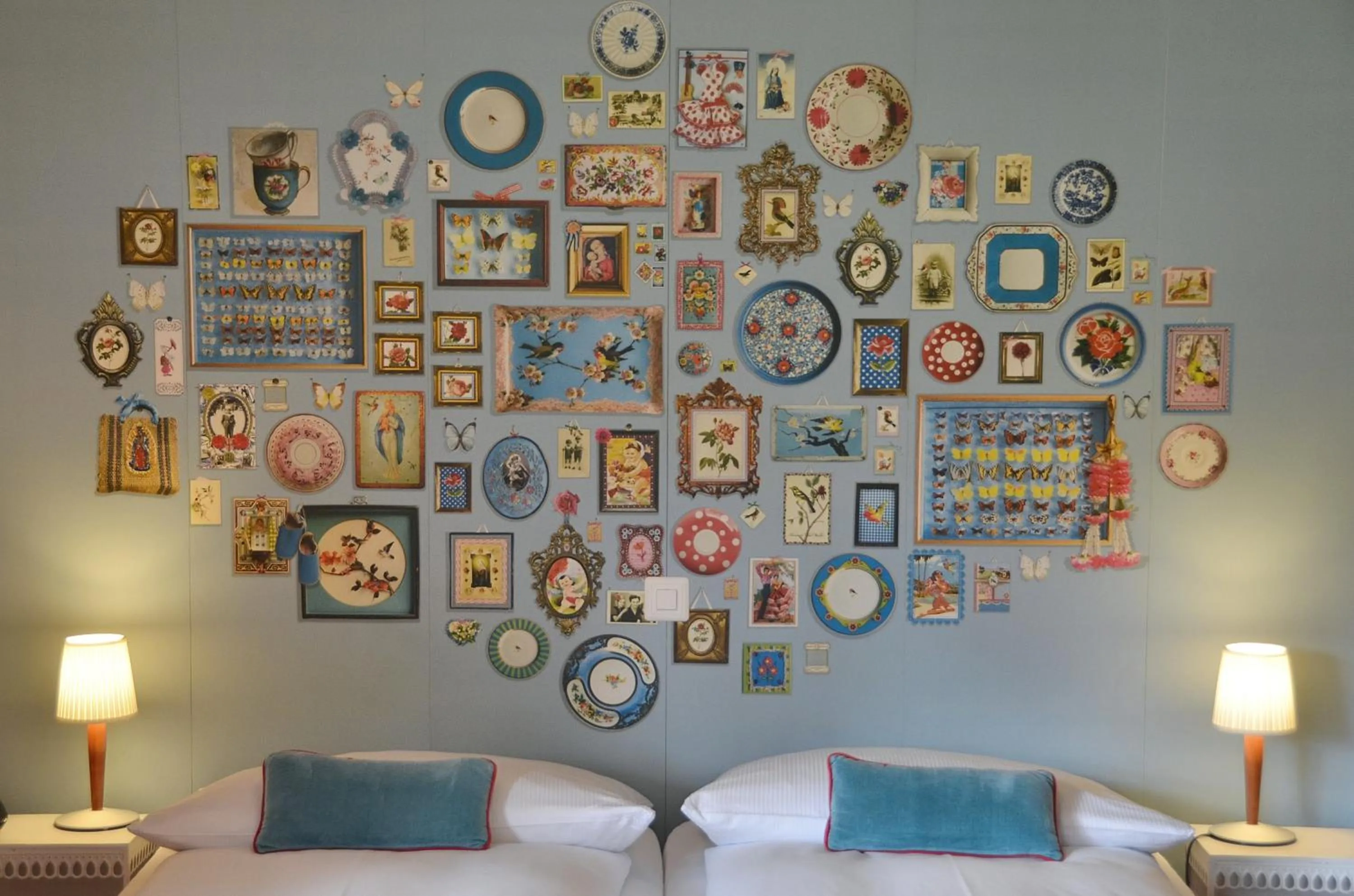 Decorative detail, Bed in Hotel Garni Hostatt