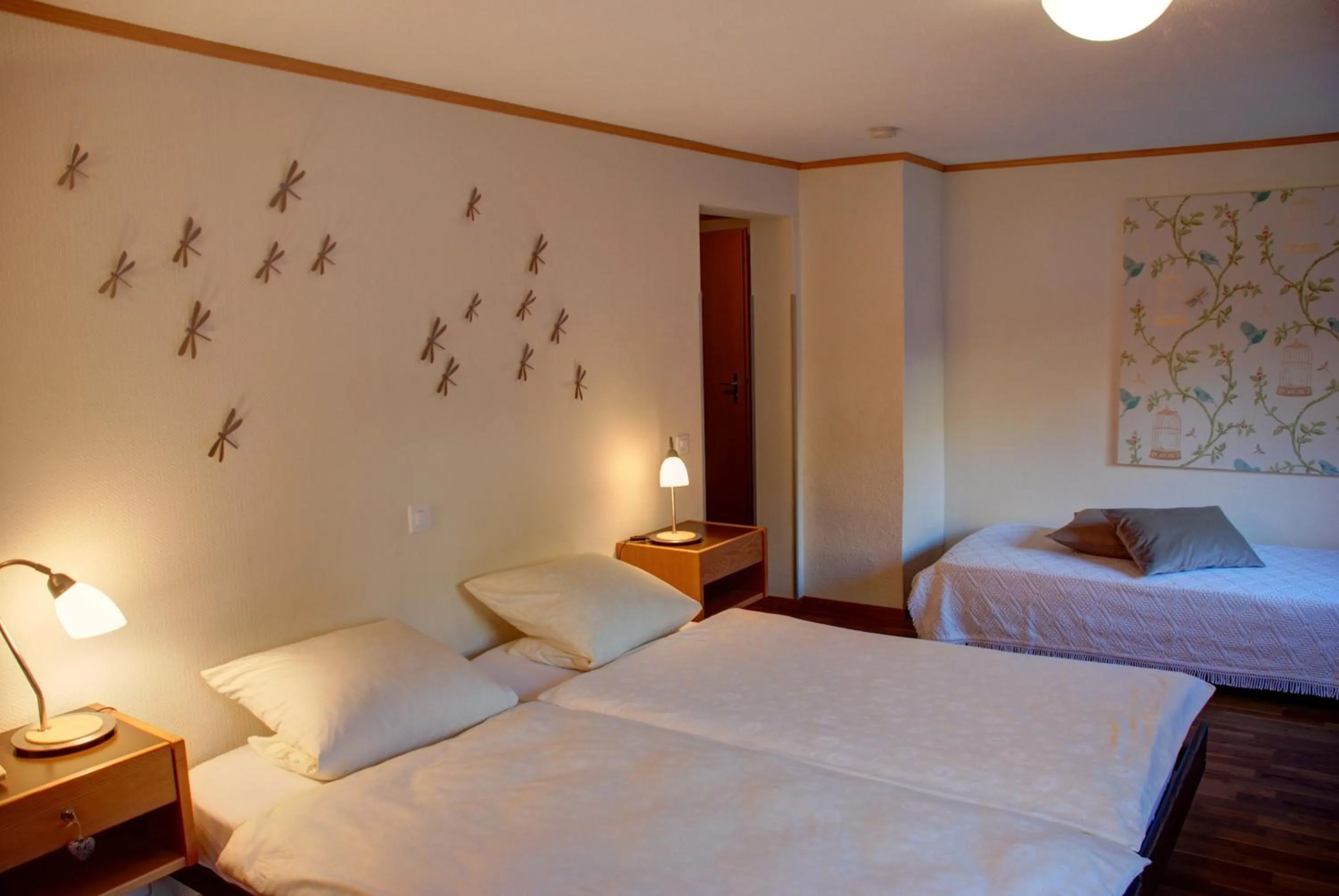 Bed in Hotel Garni Hostatt