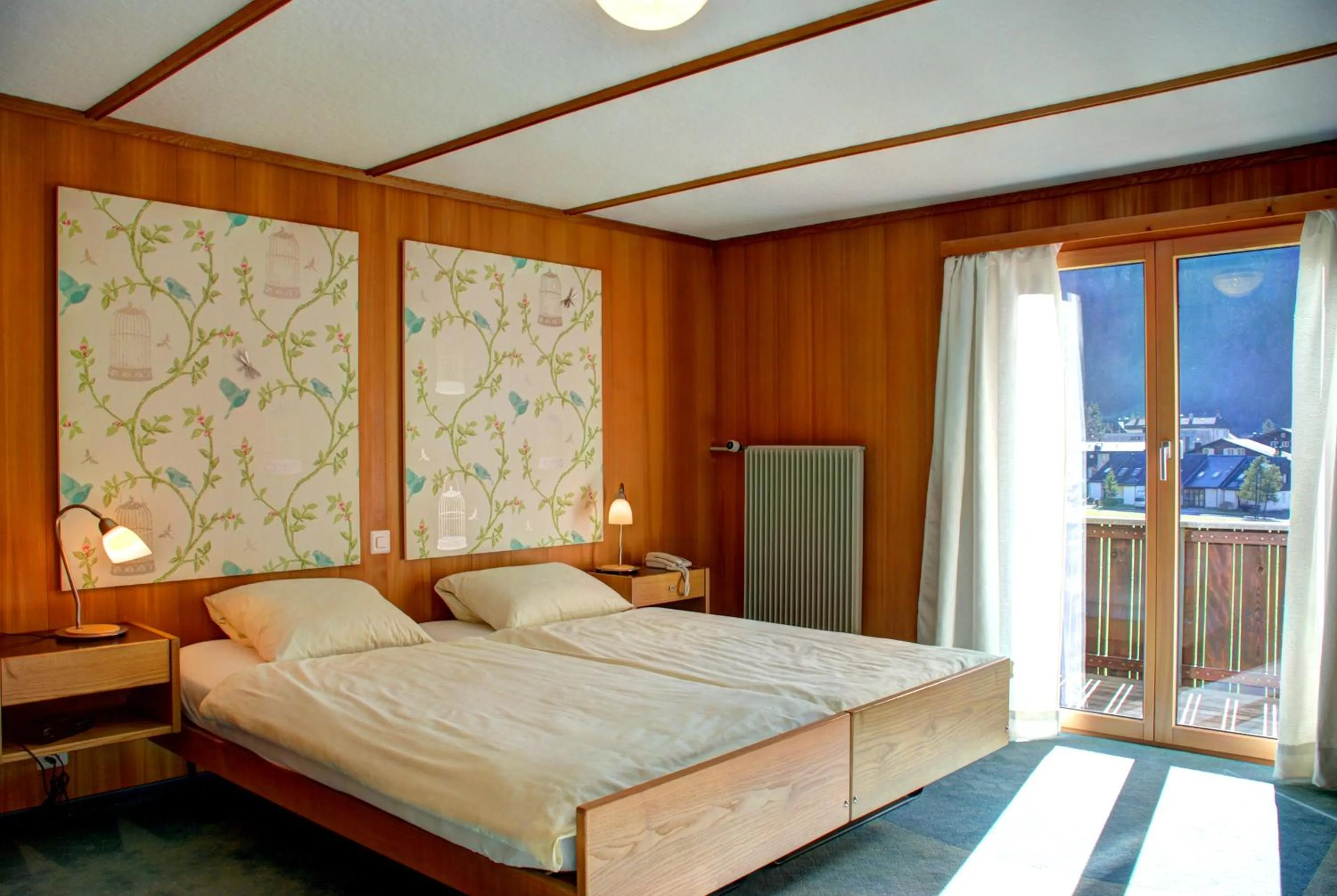 Bed in Hotel Garni Hostatt