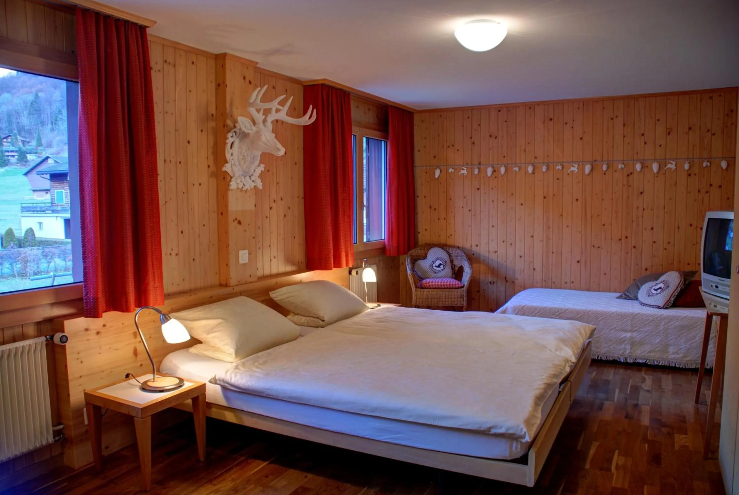 Bed in Hotel Garni Hostatt