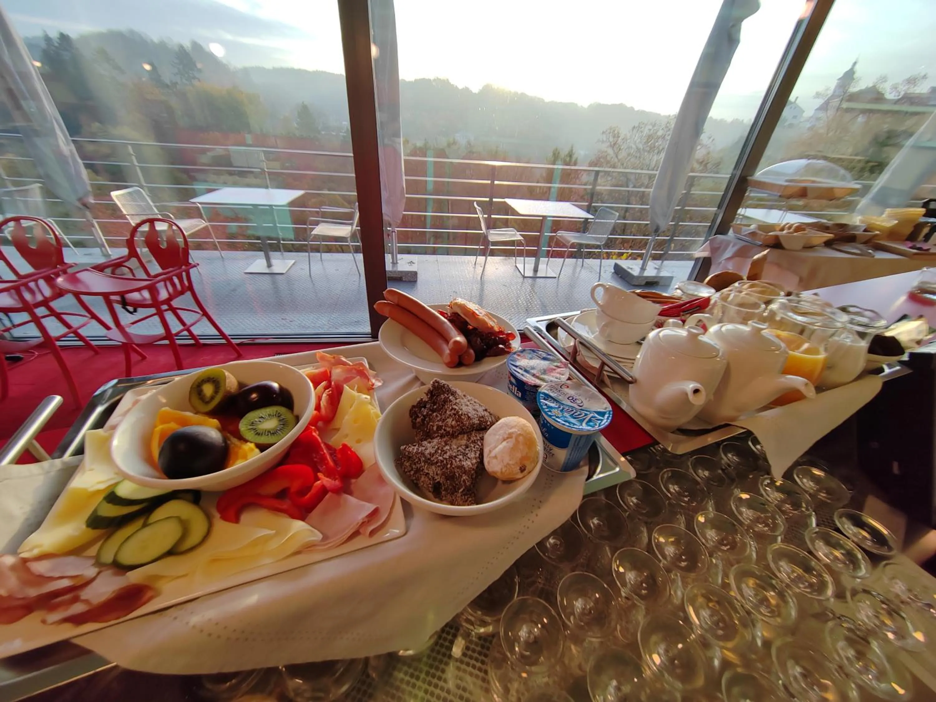 Breakfast in Hotel Rajská zahrada