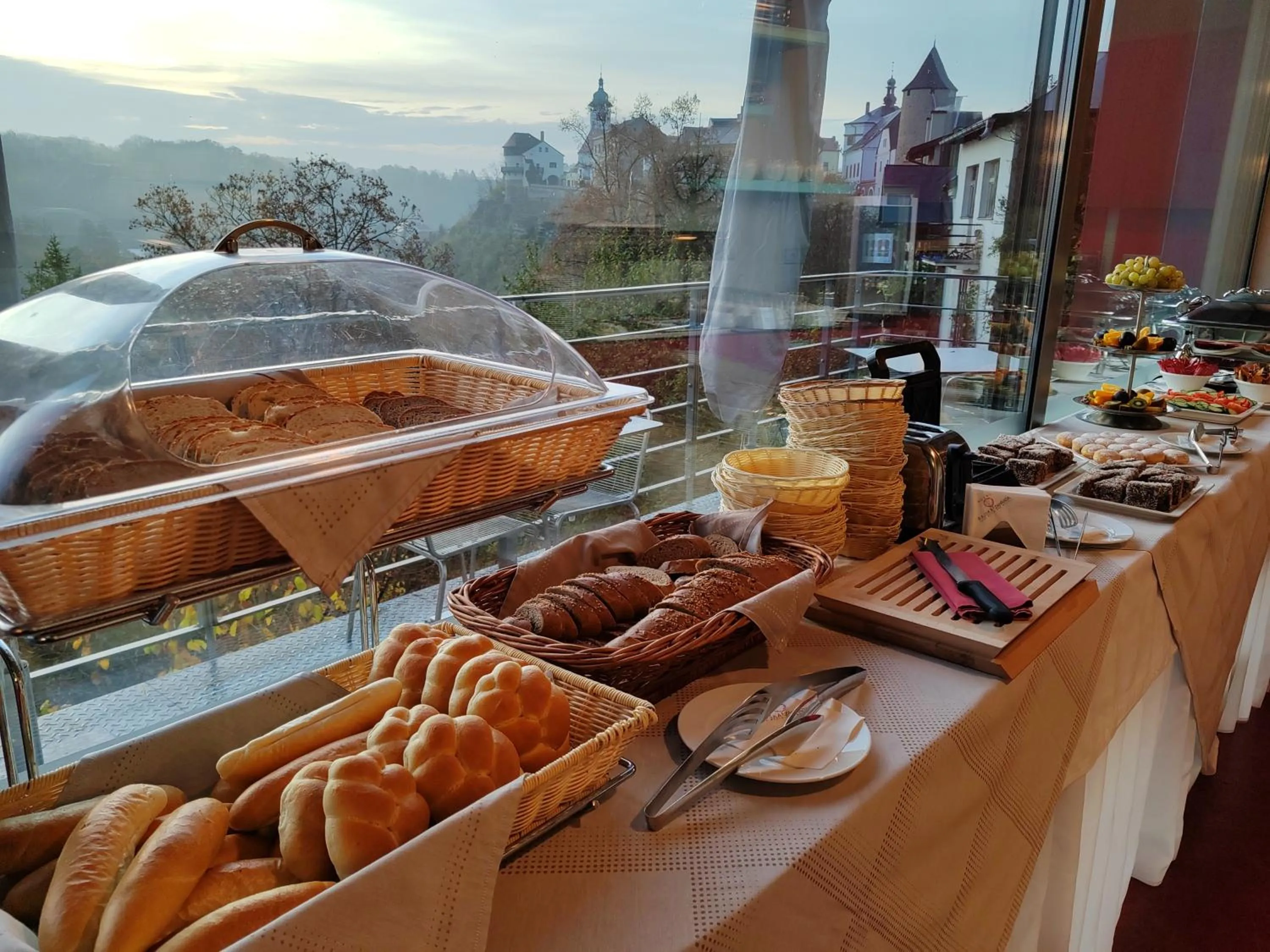 Breakfast in Hotel Rajská zahrada