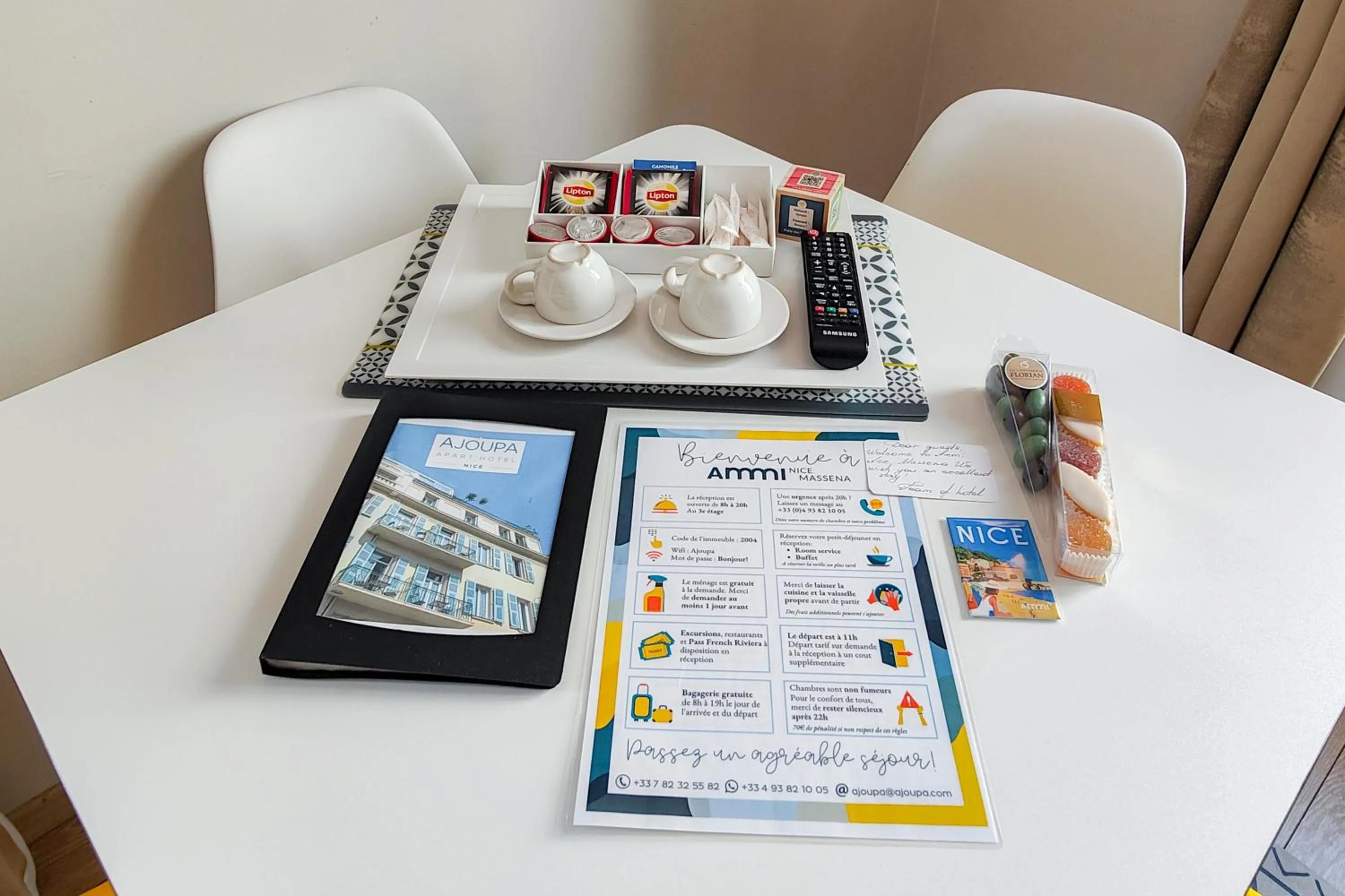 Decorative detail in Aparthotel AMMI Nice Massena - ex Ajoupa