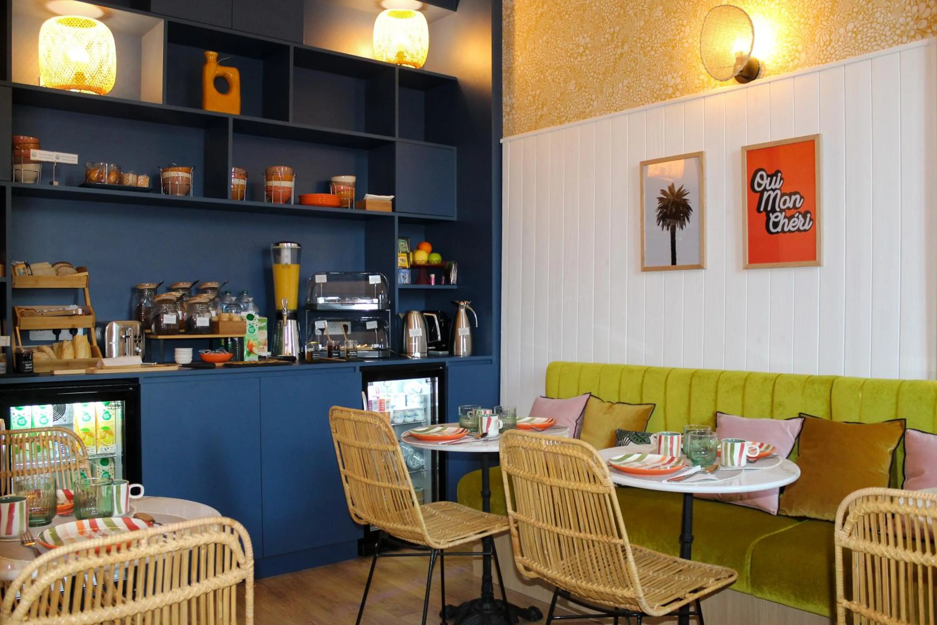 Buffet breakfast in Aparthotel AMMI Nice Massena - ex Ajoupa