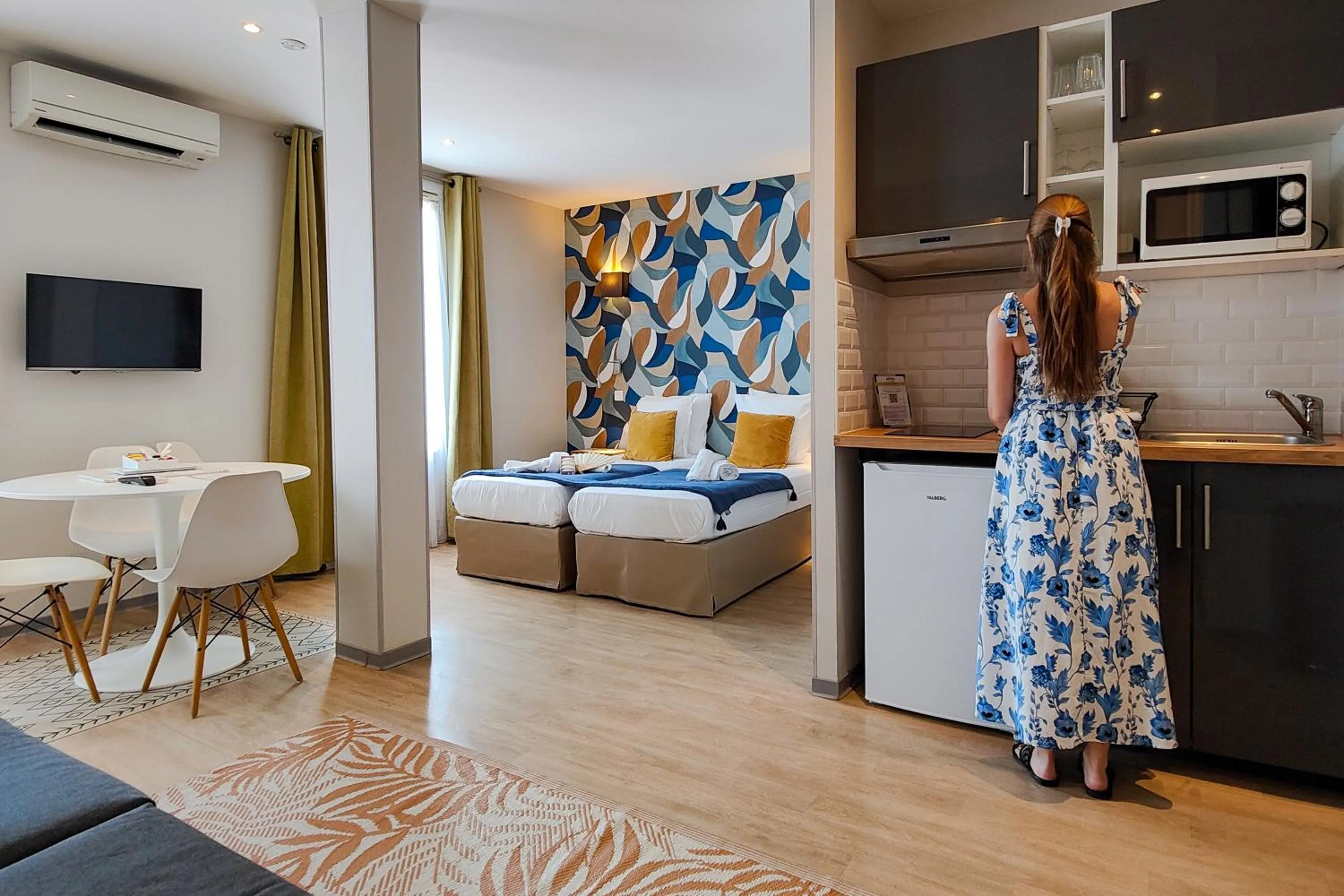 Photo of the whole room, Bed in Aparthotel AMMI Nice Massena - ex Ajoupa