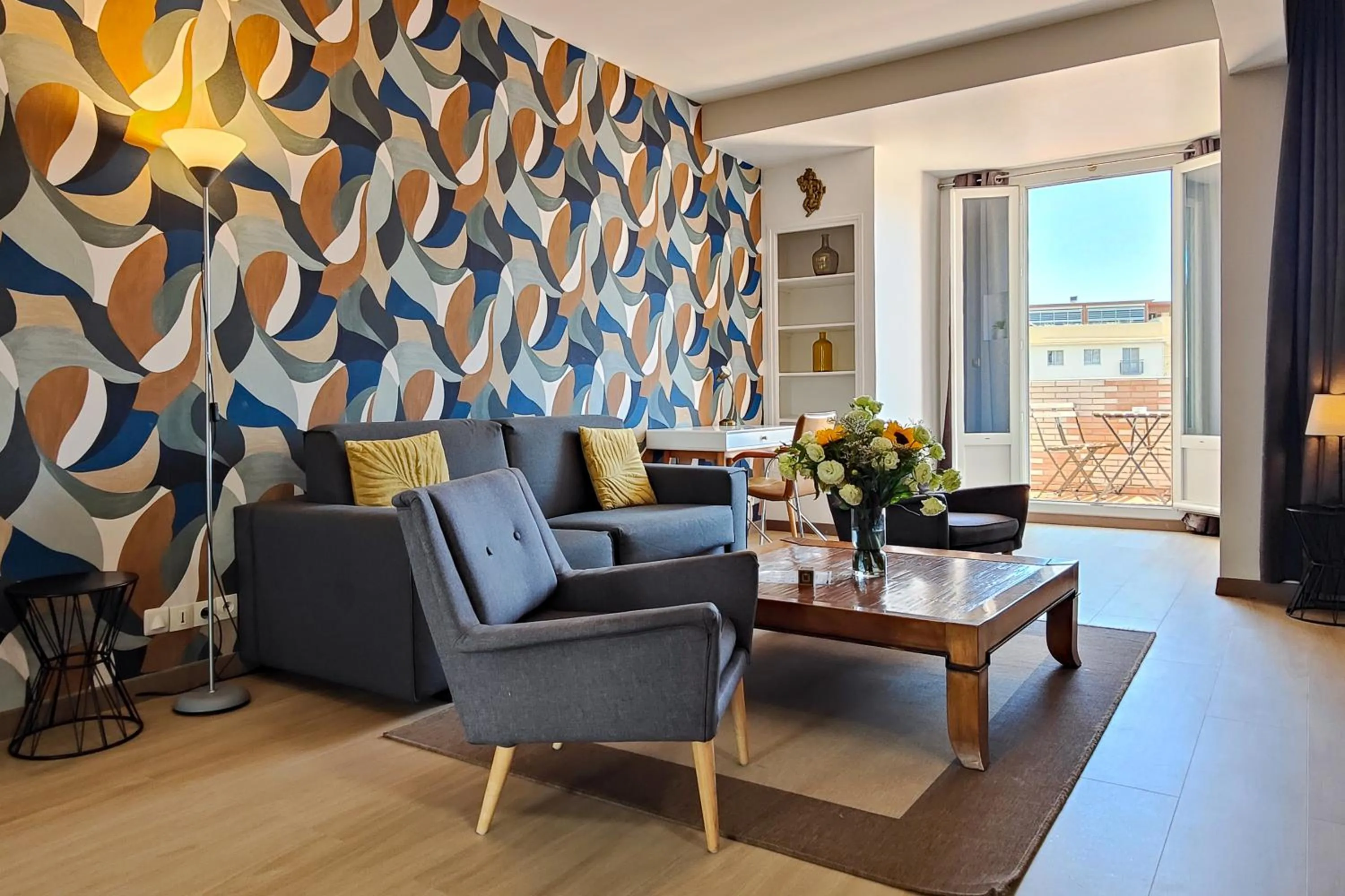 Patio in Aparthotel AMMI Nice Massena - ex Ajoupa