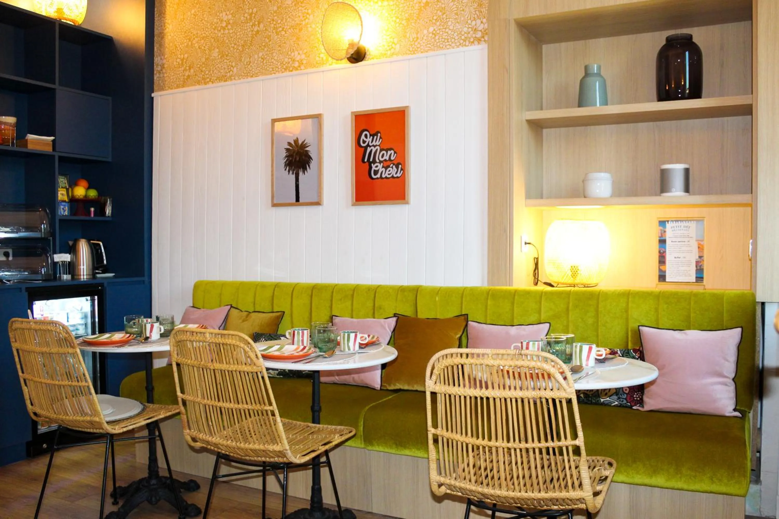 Buffet breakfast in Aparthotel AMMI Nice Massena - ex Ajoupa