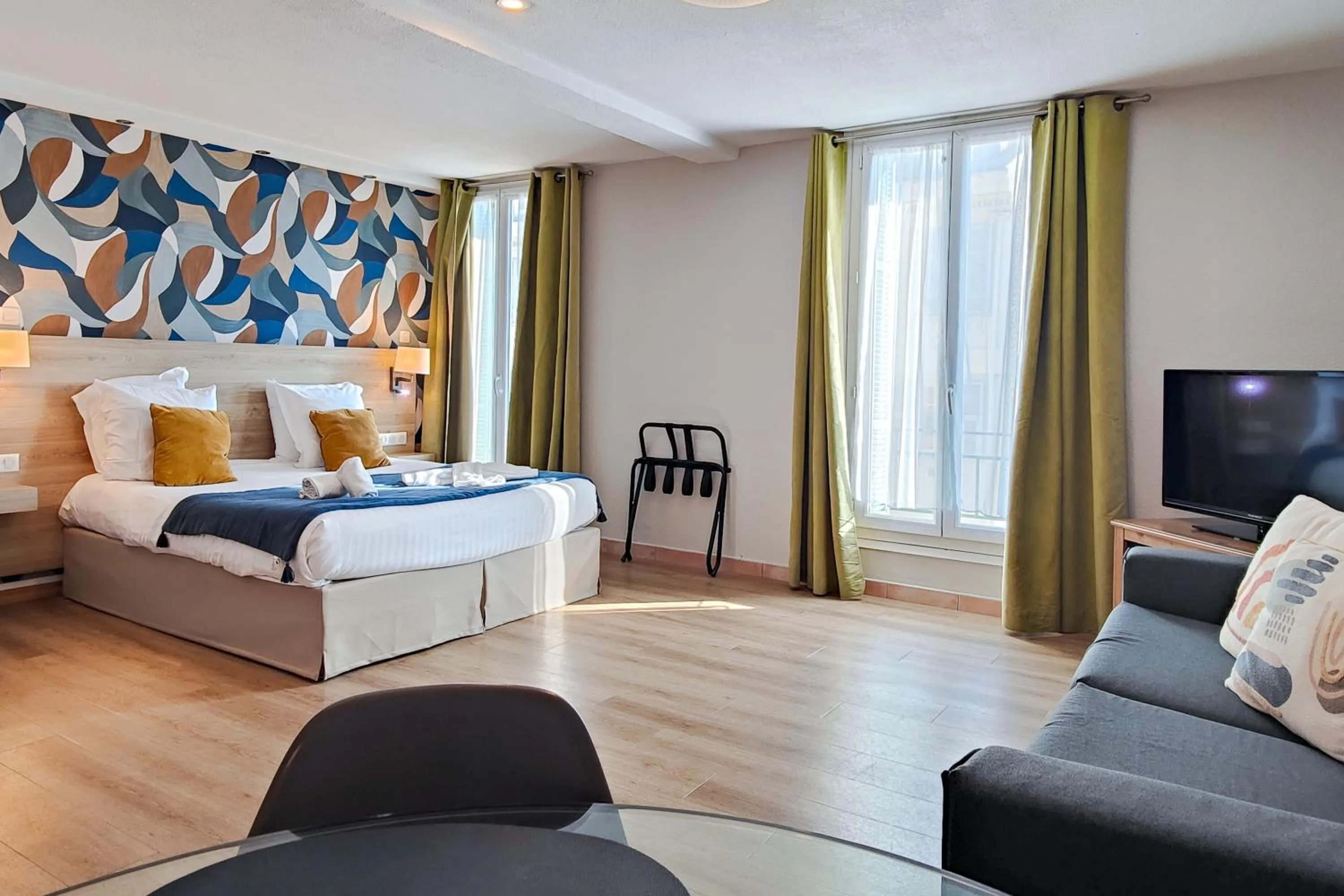 Photo of the whole room, Bed in Aparthotel AMMI Nice Massena - ex Ajoupa