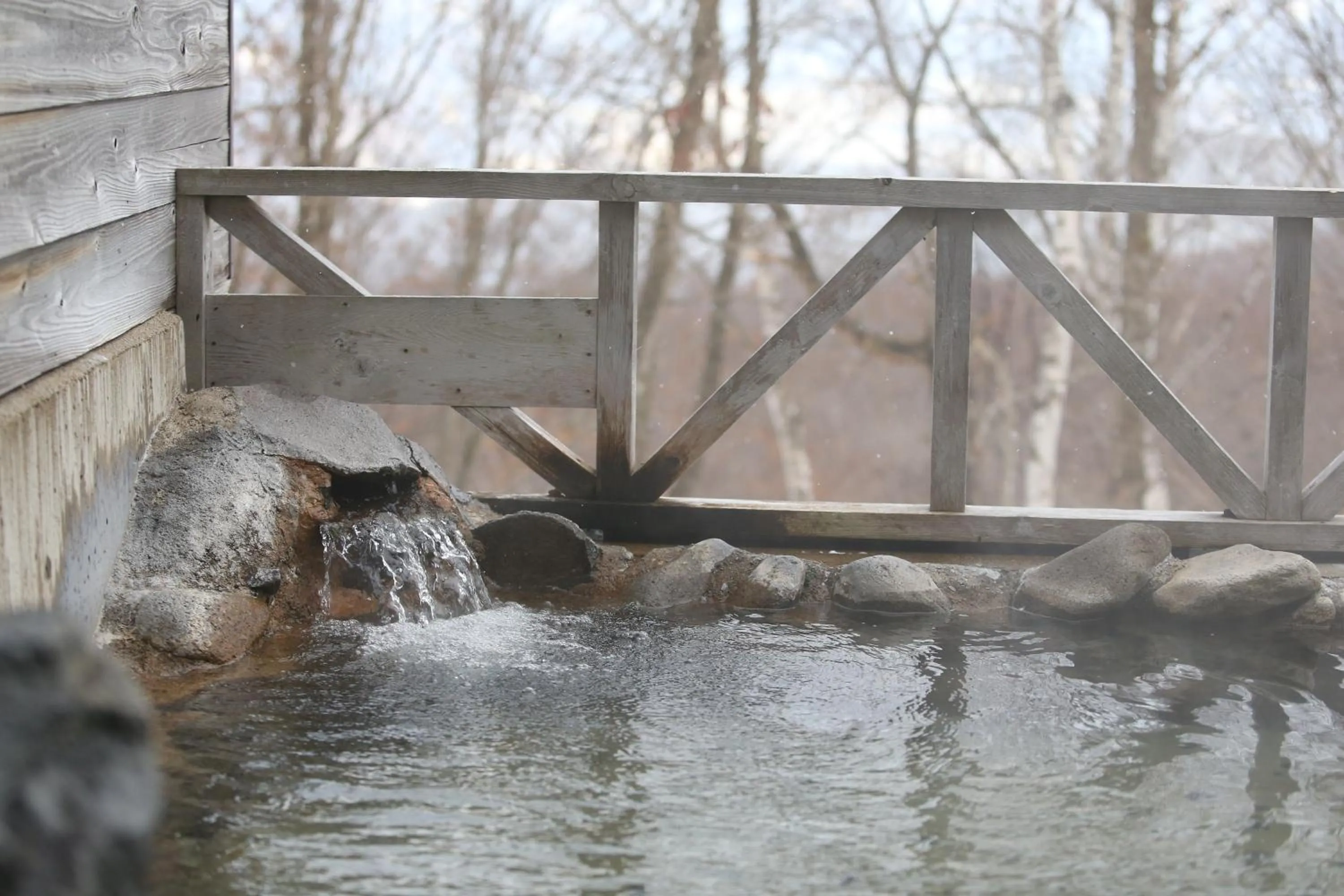 Open Air Bath in Hotel Silk Inn Madarao