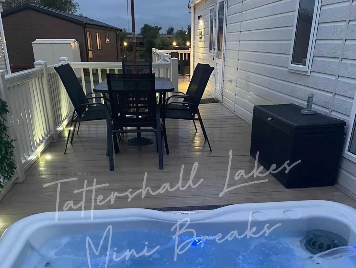 Patio in Tattershall Lakes Mini Breaks - Osprey Rise