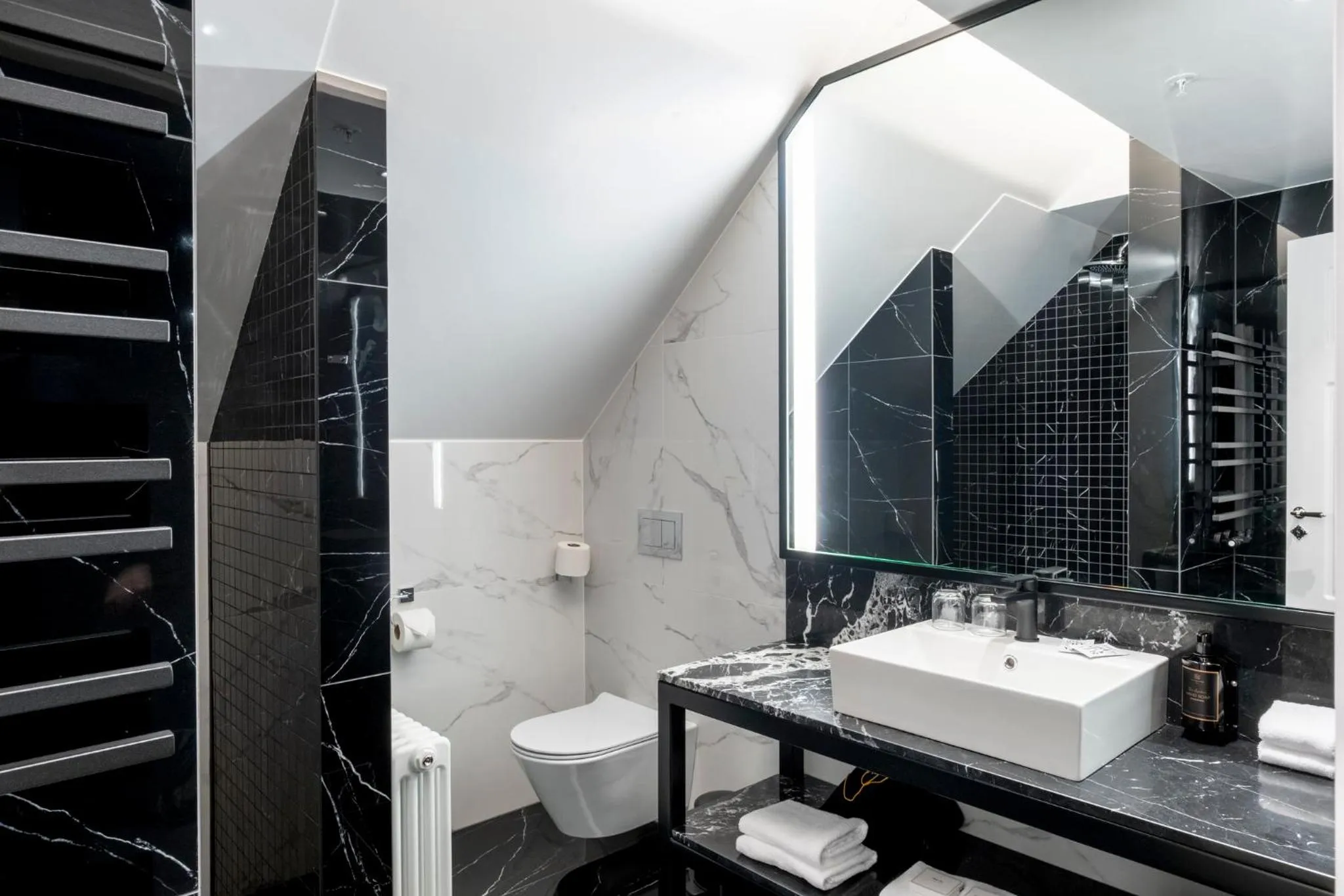 Bathroom in Hotel Reykjavík Saga