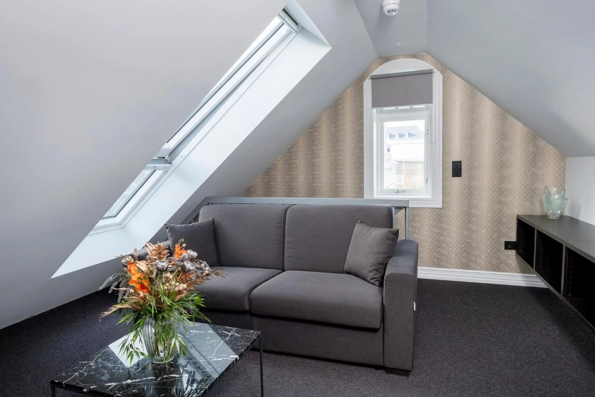 Living room in Hotel Reykjavík Saga