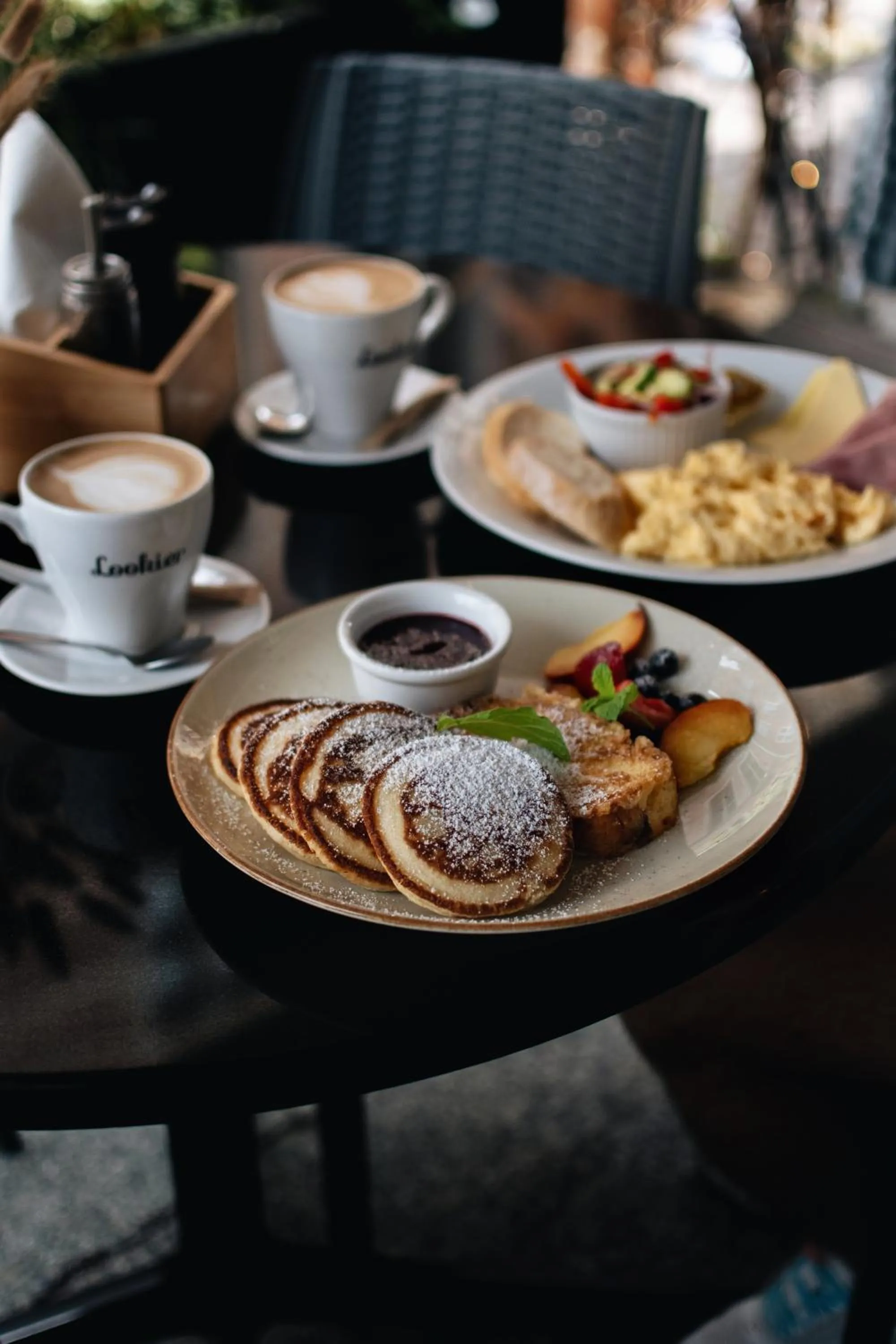 Food and drinks in Baltic Gdańsk OLD TOWN by St Mary s Church