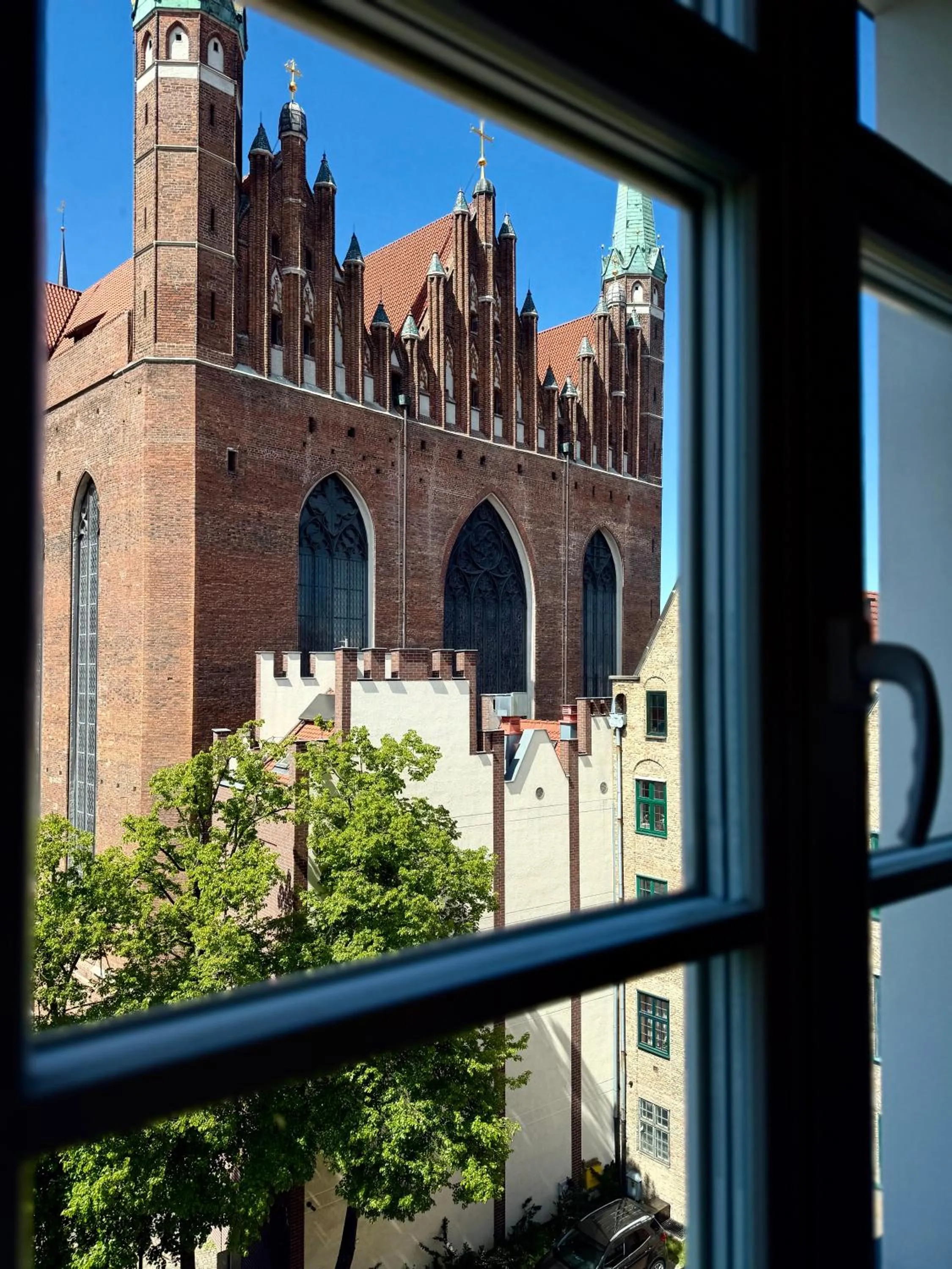 Day in Baltic Gdańsk OLD TOWN by St Mary s Church