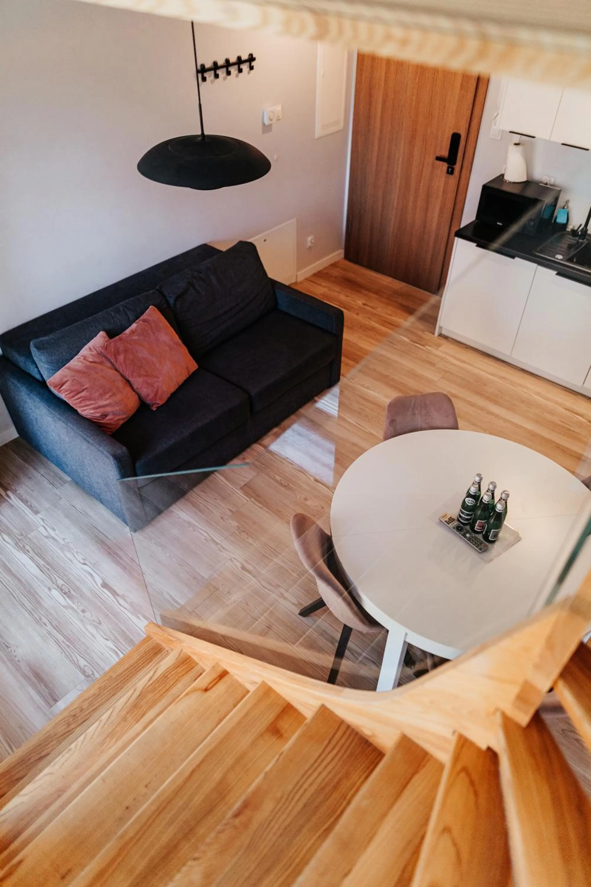 Spring in Baltic Gdańsk Old Town by St Mary's Church