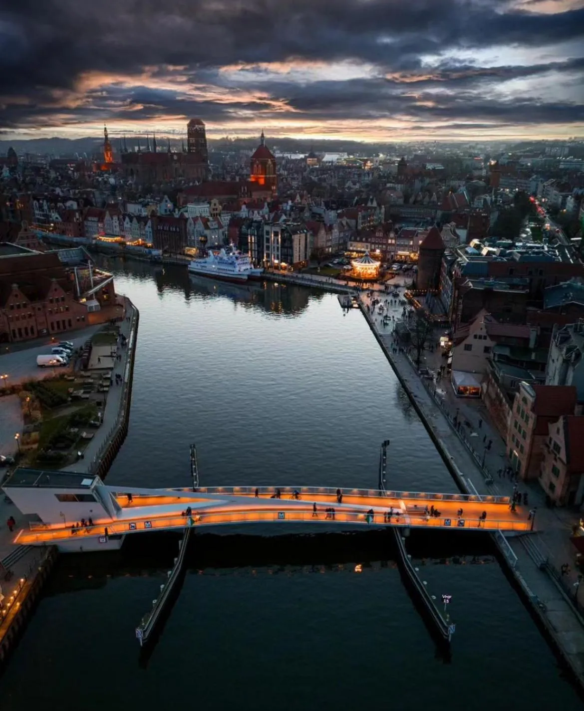 Nearby landmark in Baltic Gdańsk OLD TOWN by St Mary s Church